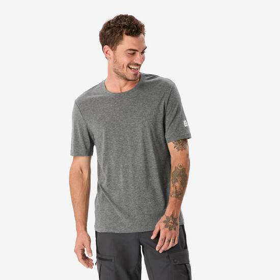T-shirt in lana trekking uomo MERINO REC FRESH