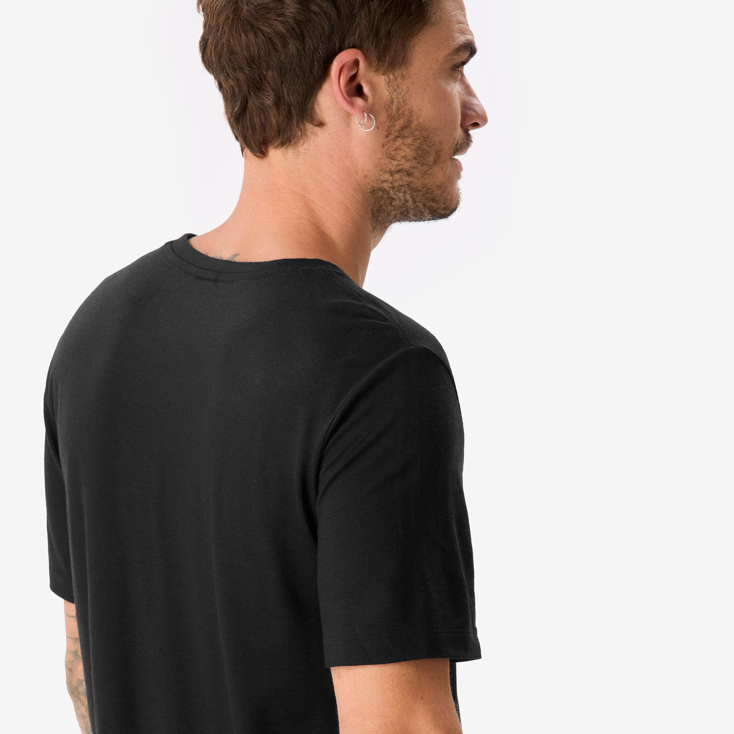 T-shirt de longue randonnée en laine mérinos homme 6/13