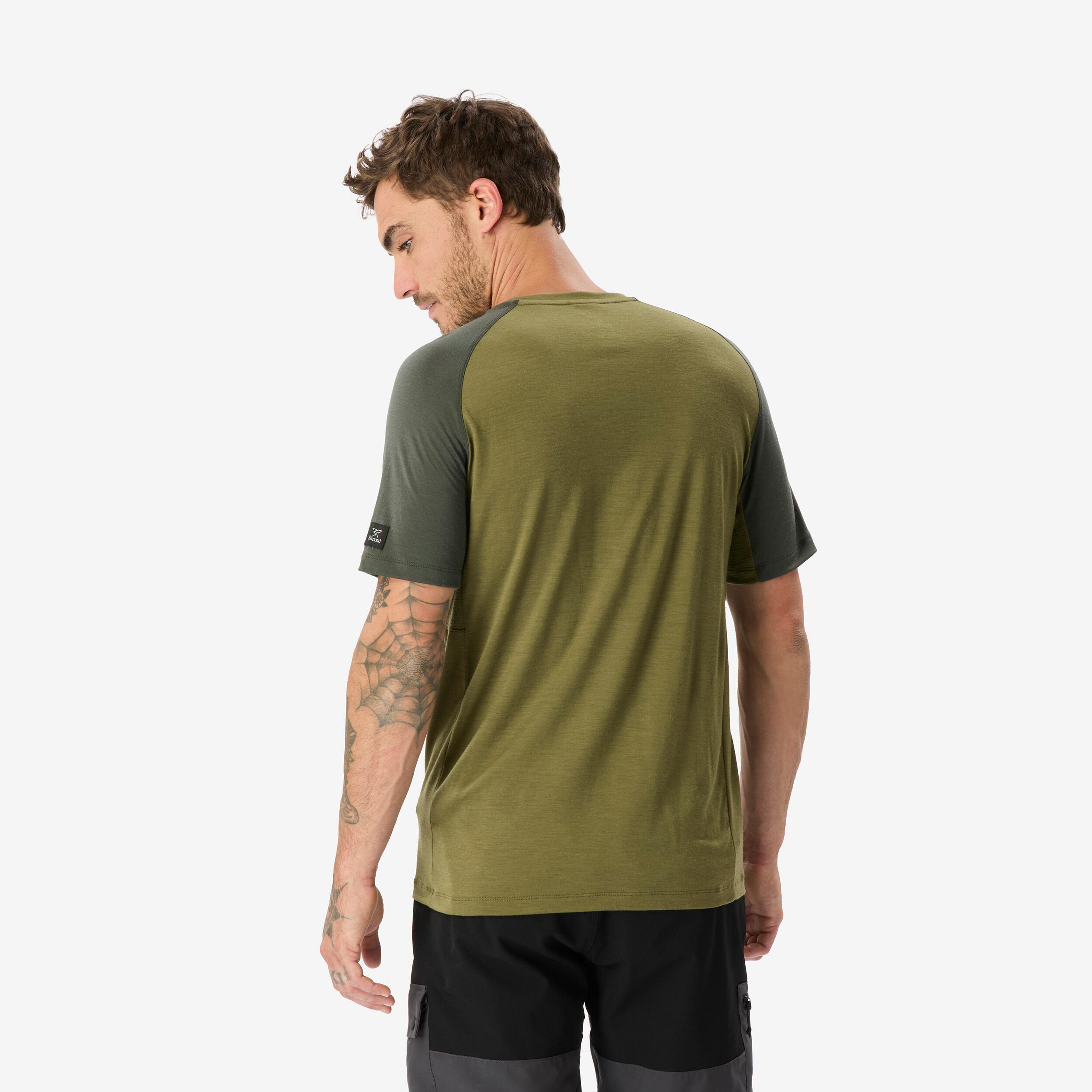 T-shirt de randonnée en laine mérinos homme, Merino Resist - FORCLAZ