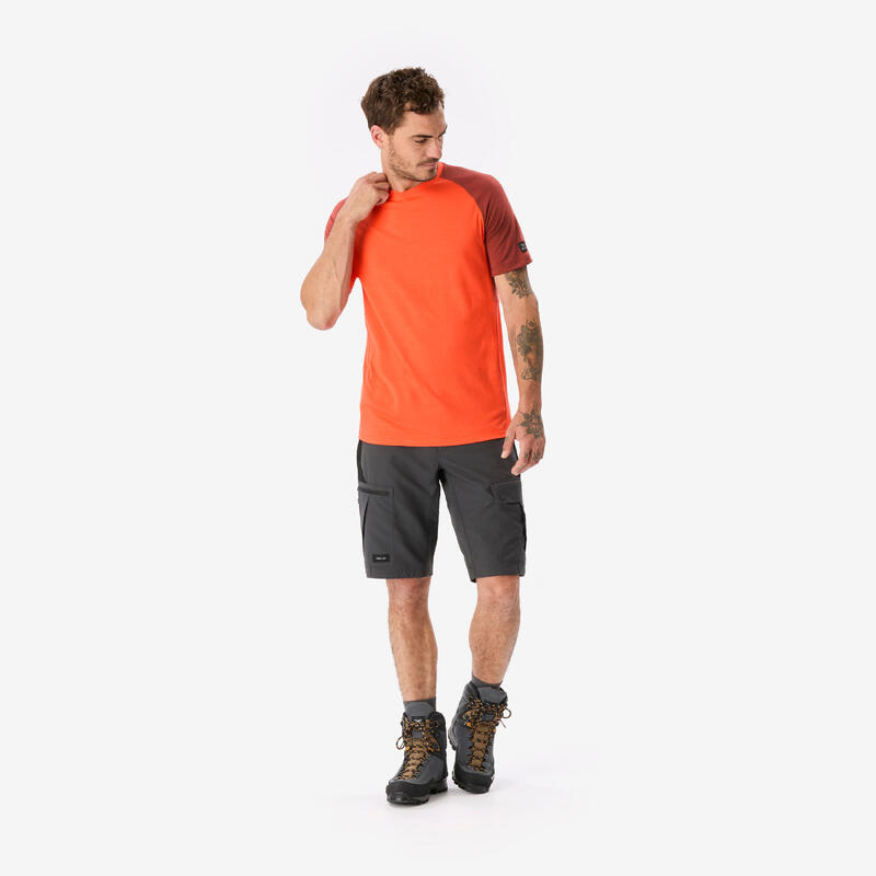 Pánské tričko s krátkým rukávem z vlny merino Merino Resist
