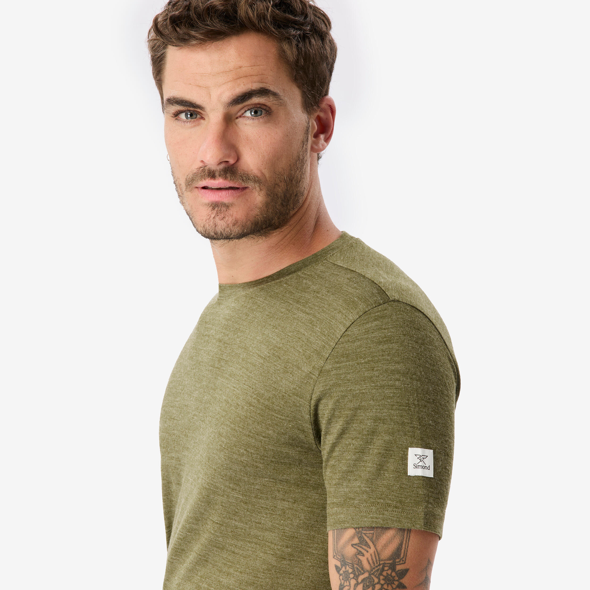 T-shirt de longue randonnée en laine mérinos homme, Merino Fresh 3/7