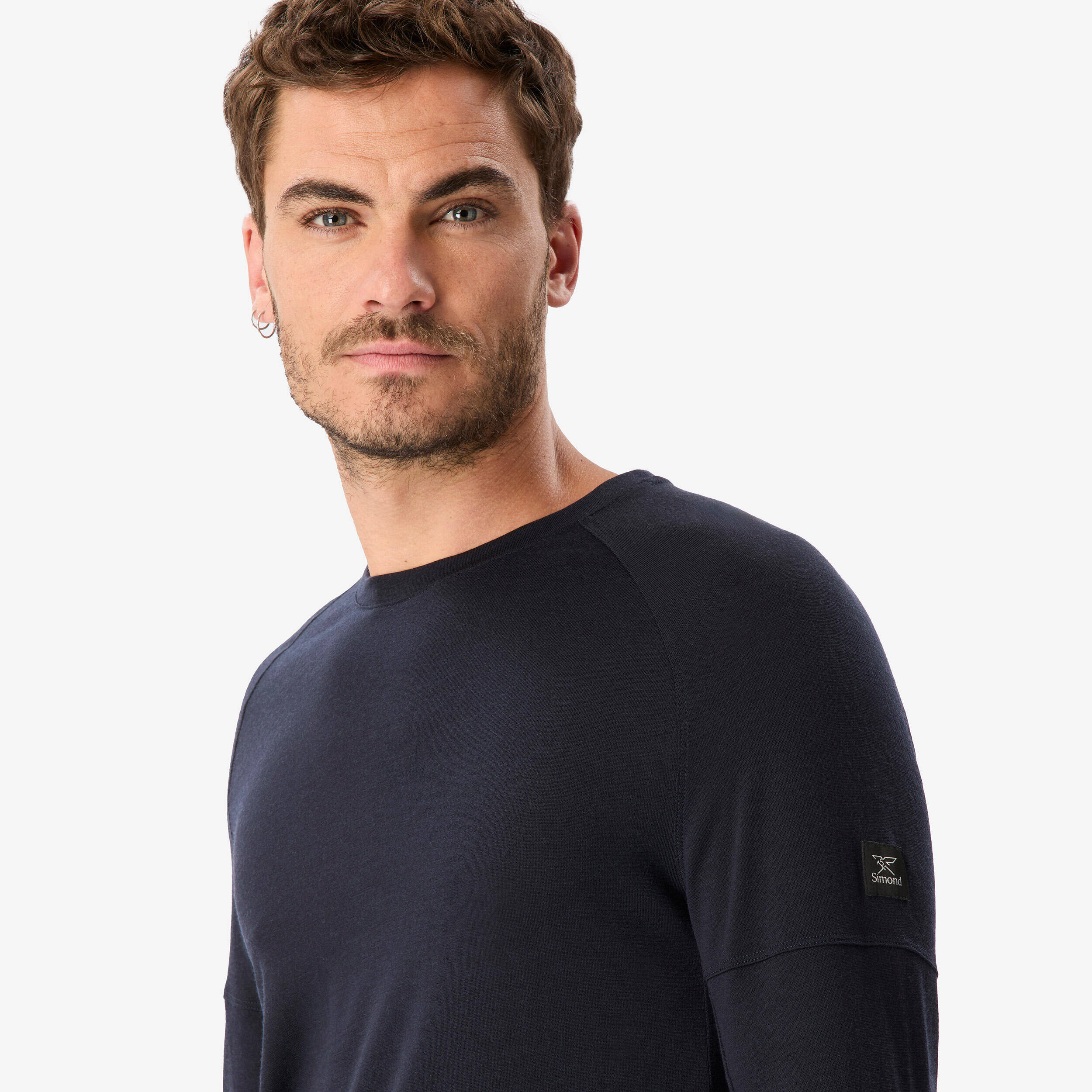 Men's long-sleeved merino wool t-shirt, Merino Resist -  3