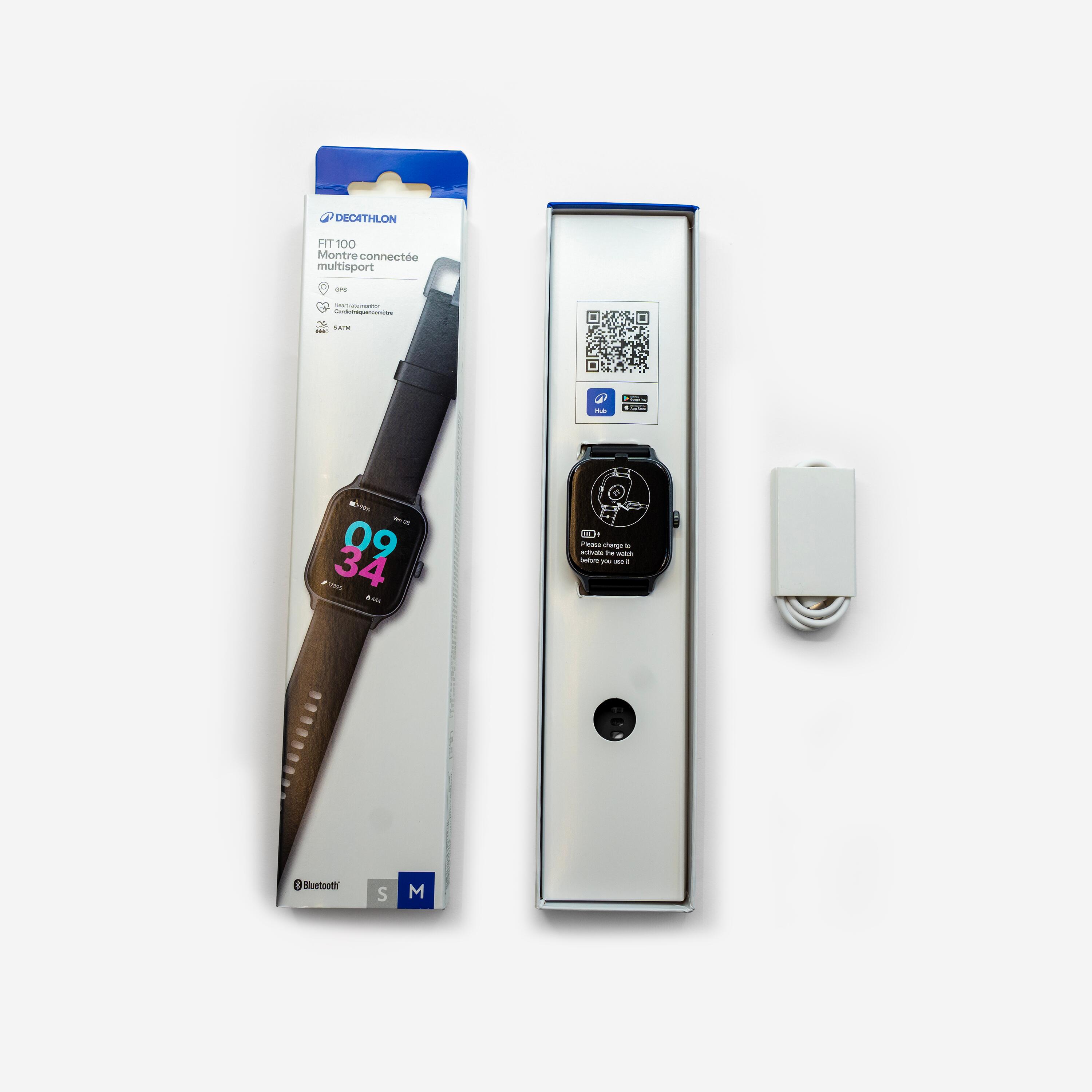 Sport-Smartwatch GPS Fit 100 M 10/11