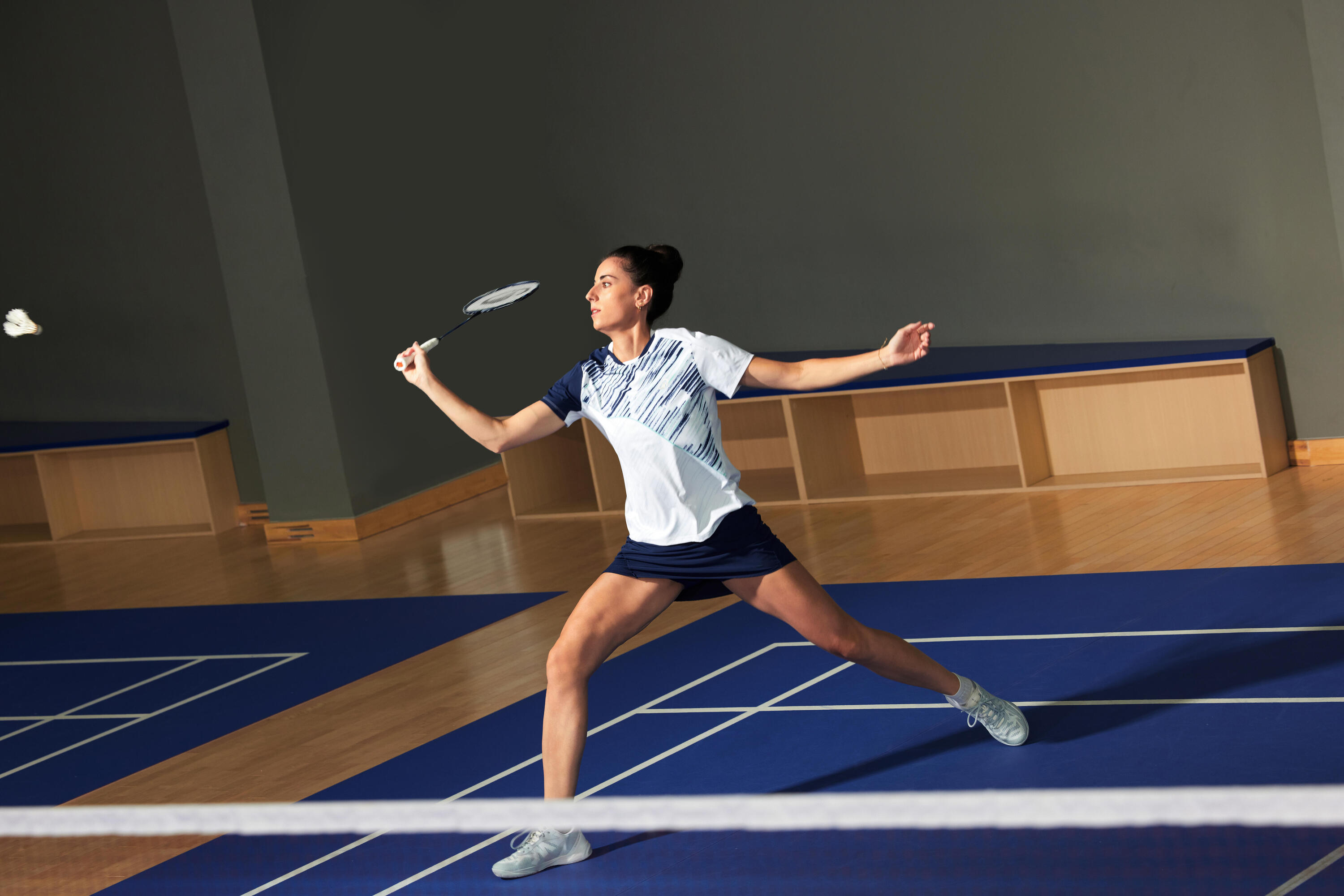 Damen Badminton T-Shirt - 990 Perform navy  7/13