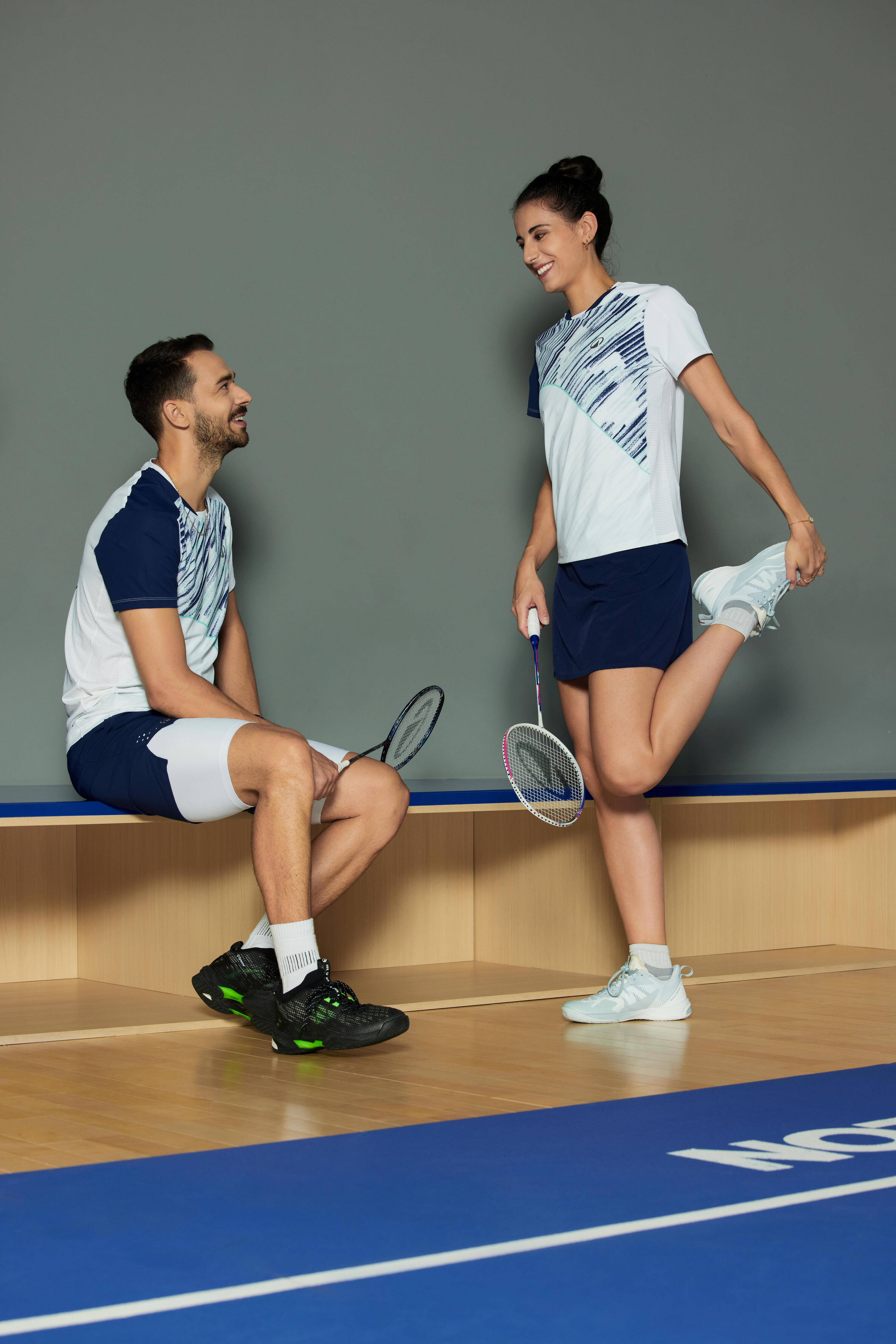 Damen Badminton T-Shirt - 990 Perform navy  11/13