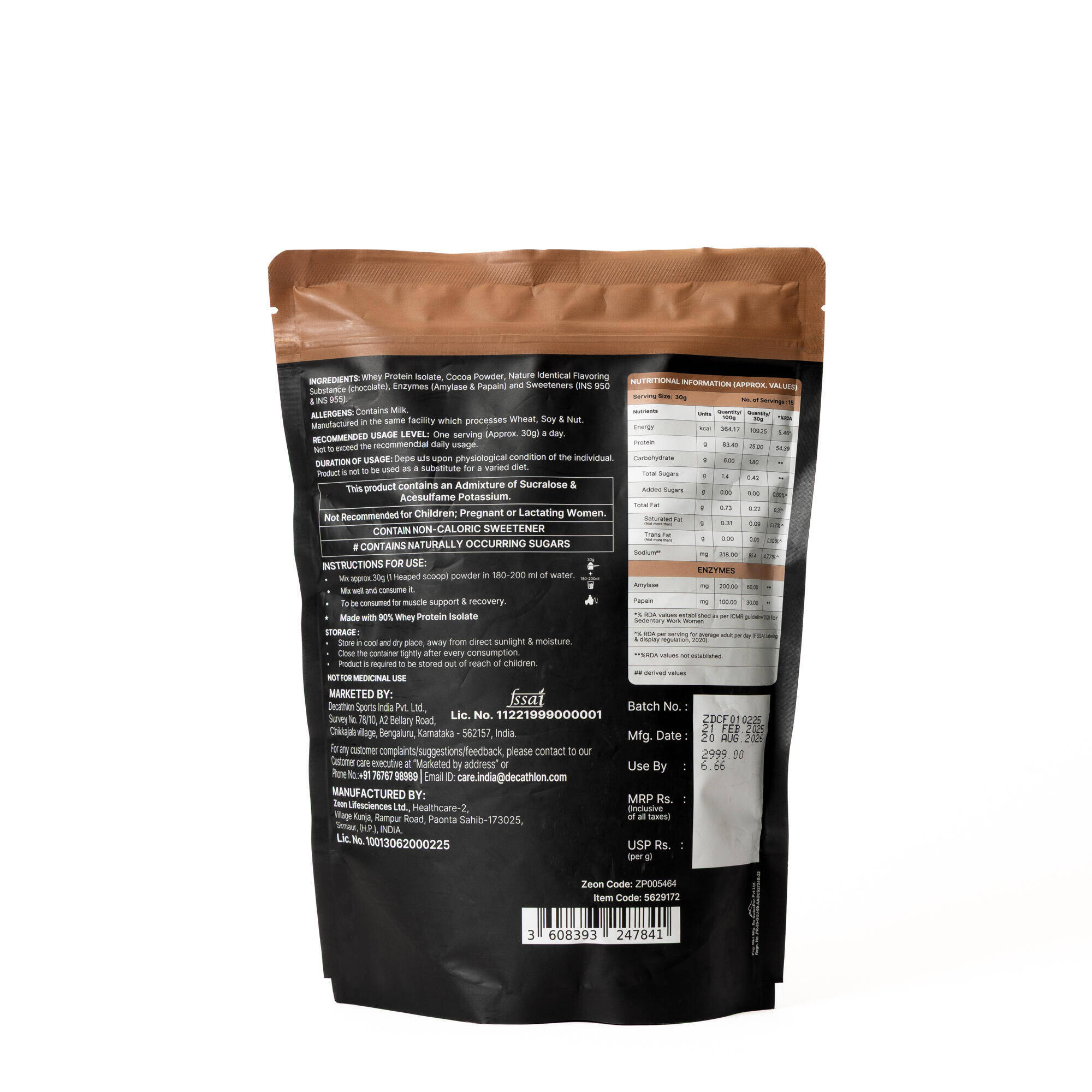 IN Whey Isolate Chocolate 450g -  4