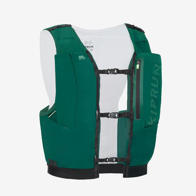 Laufweste Trailrunning 5 Liter Unisex Wettkampf - 900 Race grün