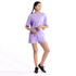 Women's Crop Top T-Shirt - Lavender Purple
