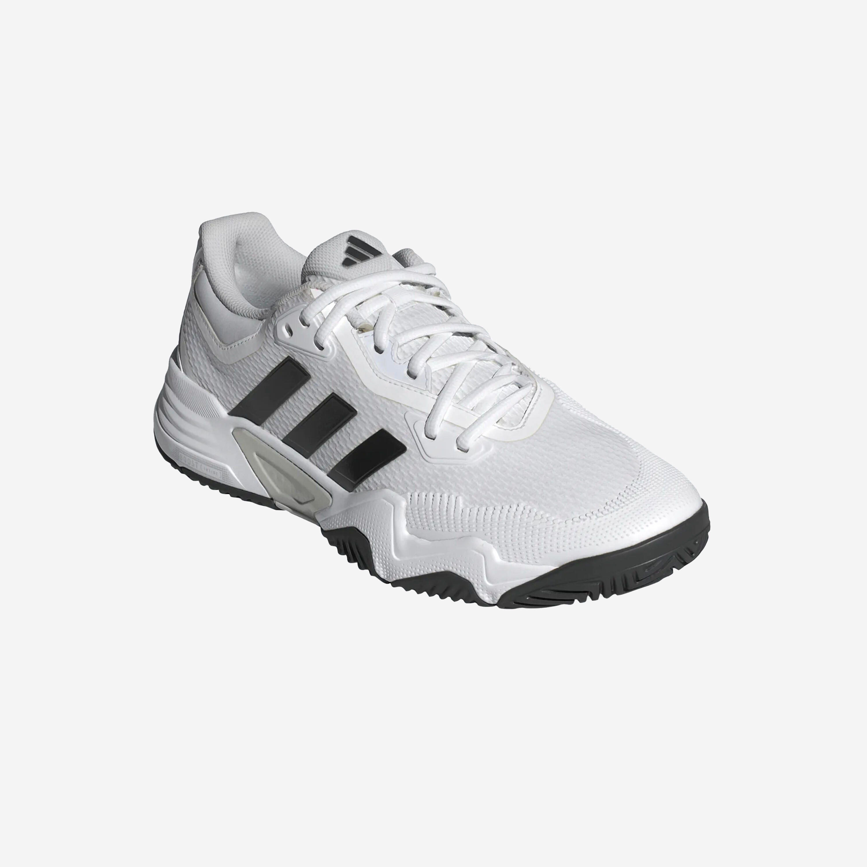Herren Sandplatz Tennisschuh, Solematch Control Weiss Schwarz 2/7
