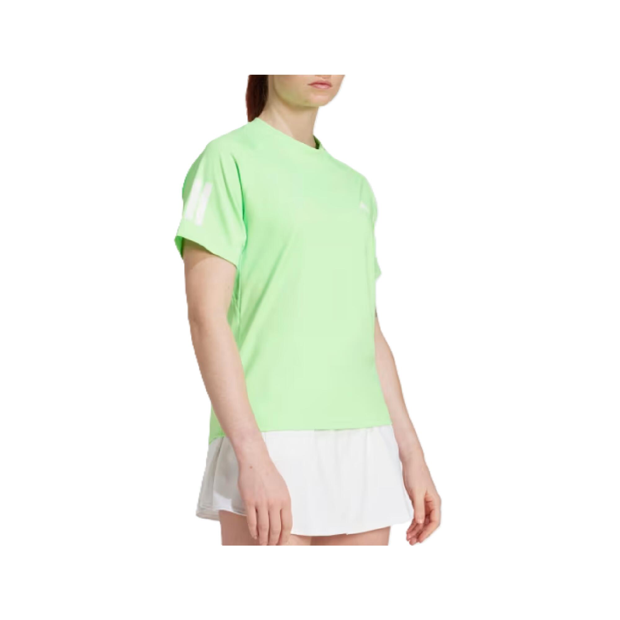 Samarreta de pàdel màniga curta blanca adidas dona LLIMA 2/3