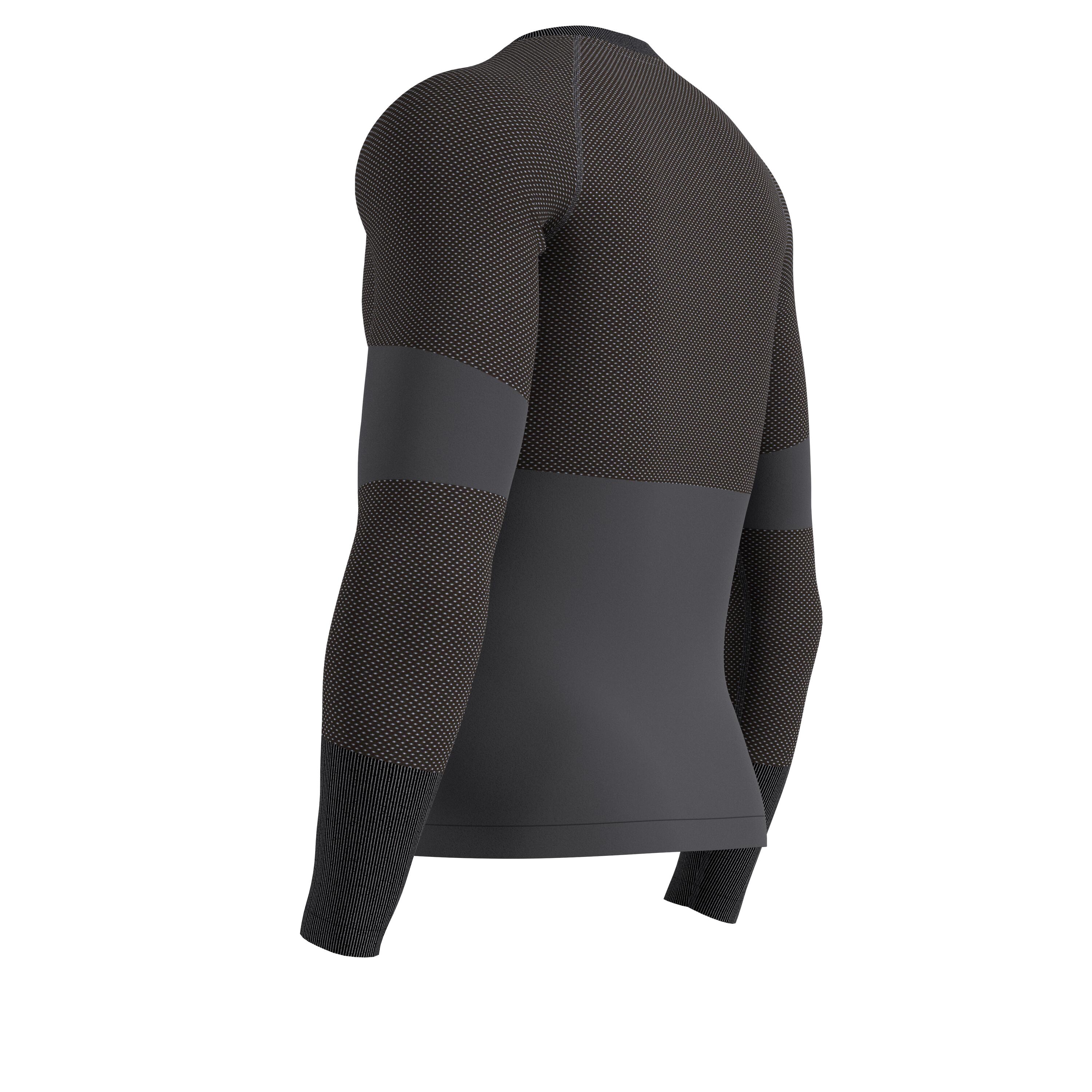 Thermounterwäsche Herren, Odlo Performance Oberteil grau 5/6