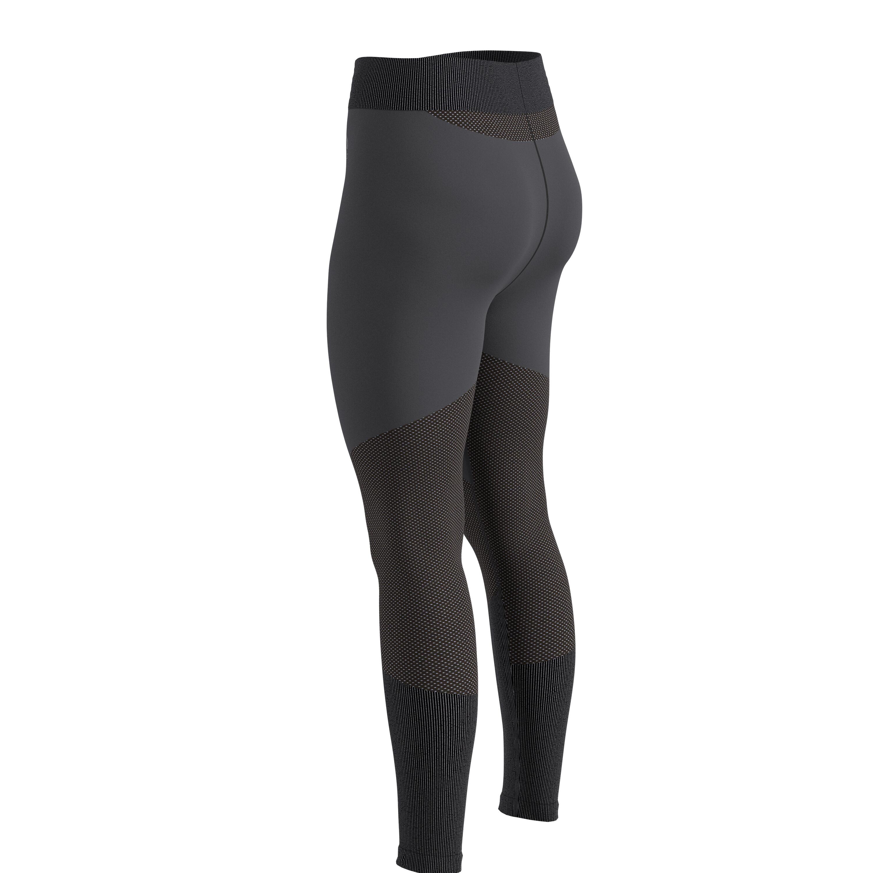 Sous-vêtement thermique femme, ODLO Performance Warm bas gris 5/6