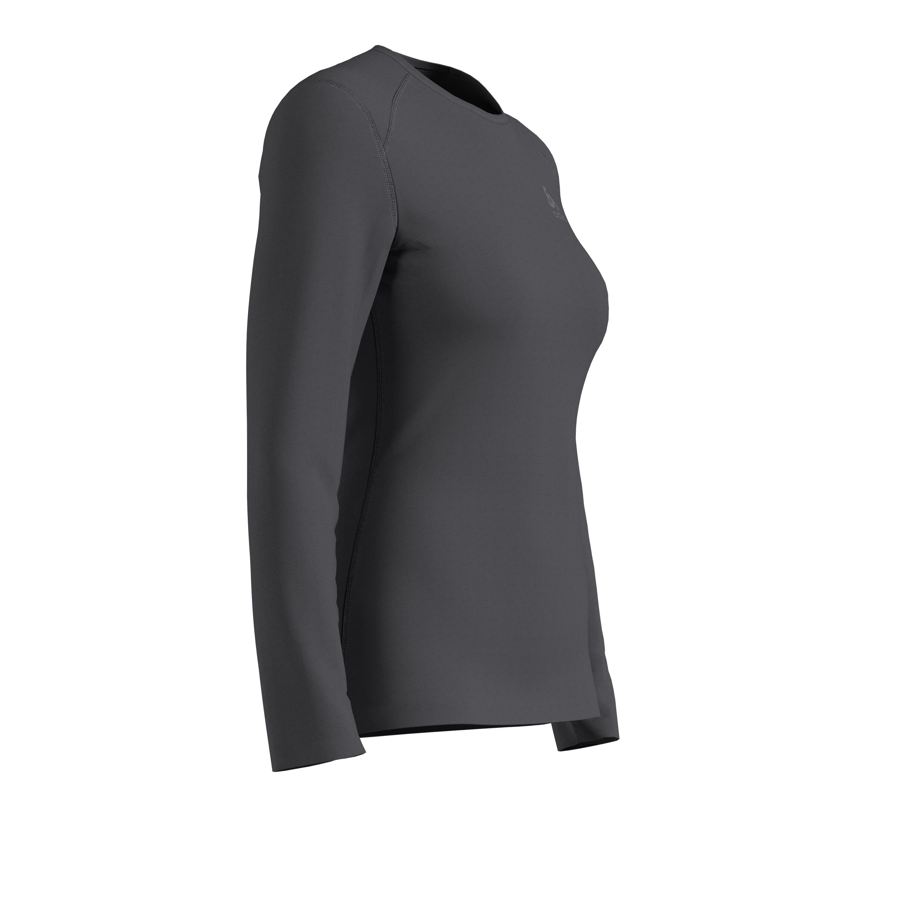 Camiseta térmica mujer, ODLO Active Warm gris 2/6
