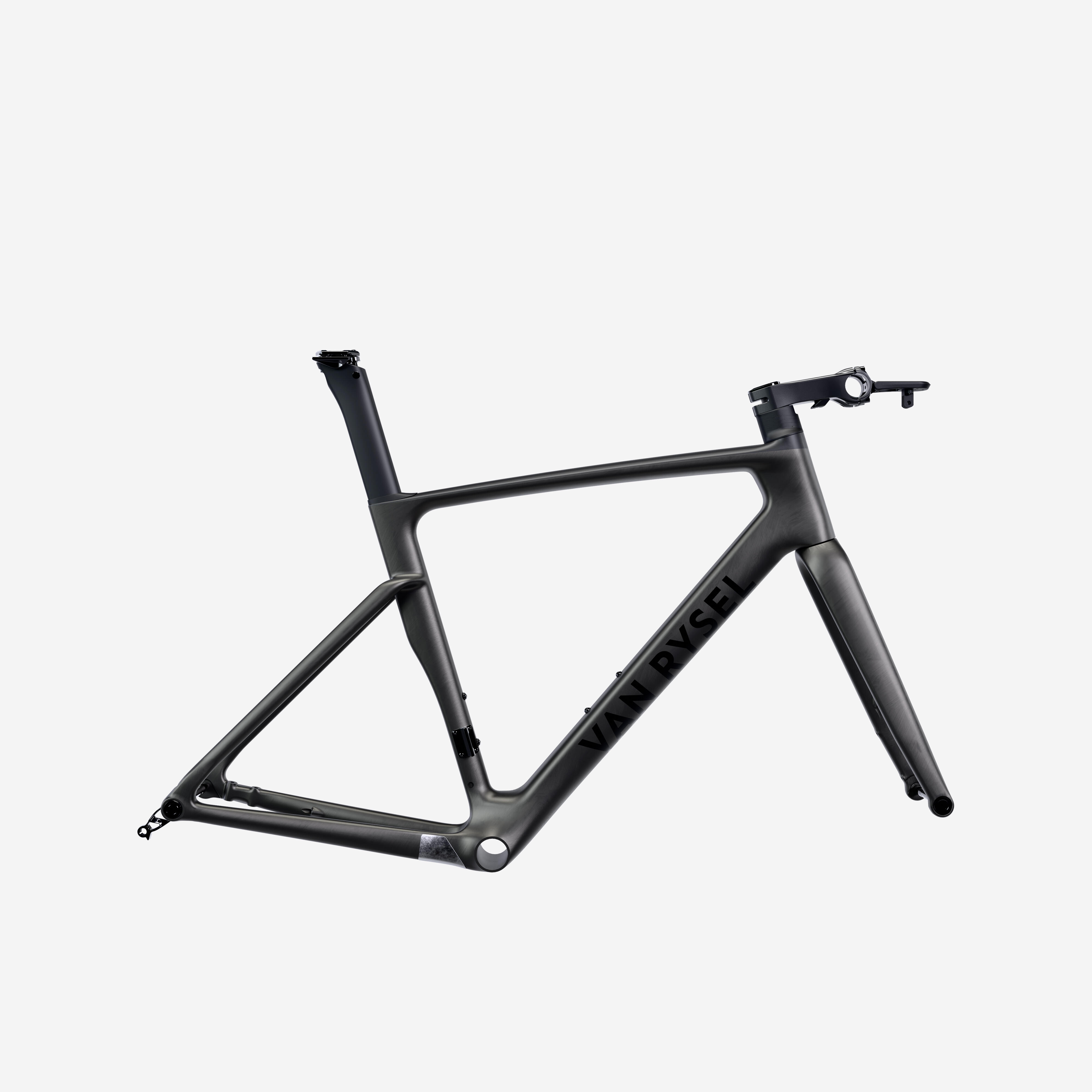 VAN RYSEL Rámová sada na bicykel RCR PRO surový karbón XL