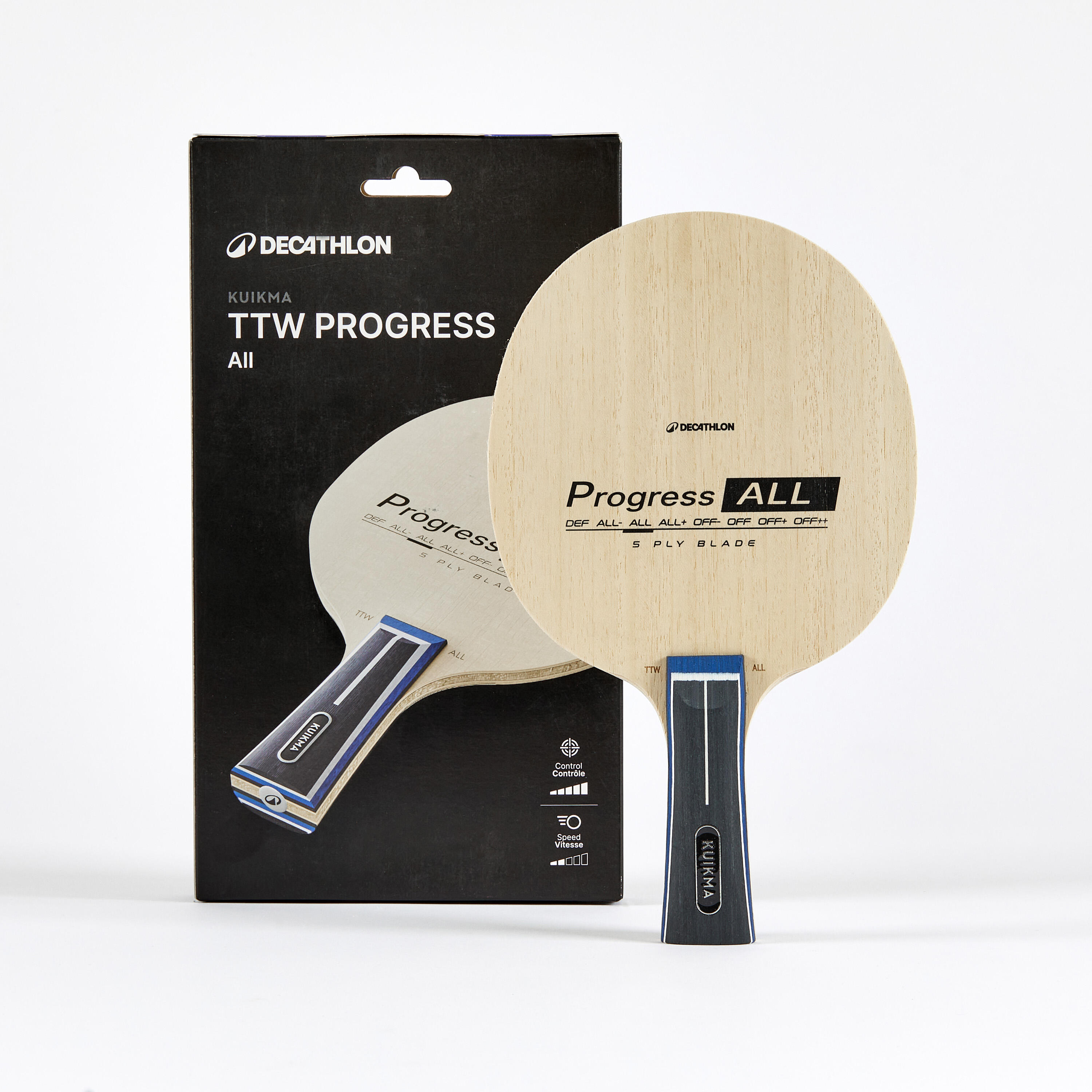 KUIKMA Raketa na stolný tenis TTW Progress ALL Shakehand