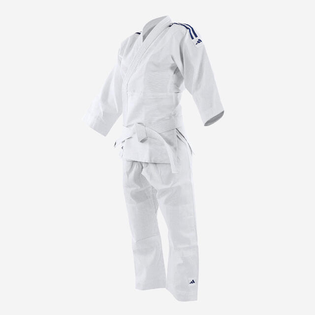 ADIDAS Kimono bambino judo ADIDAS J 200E 2 taglie in 1 bianco