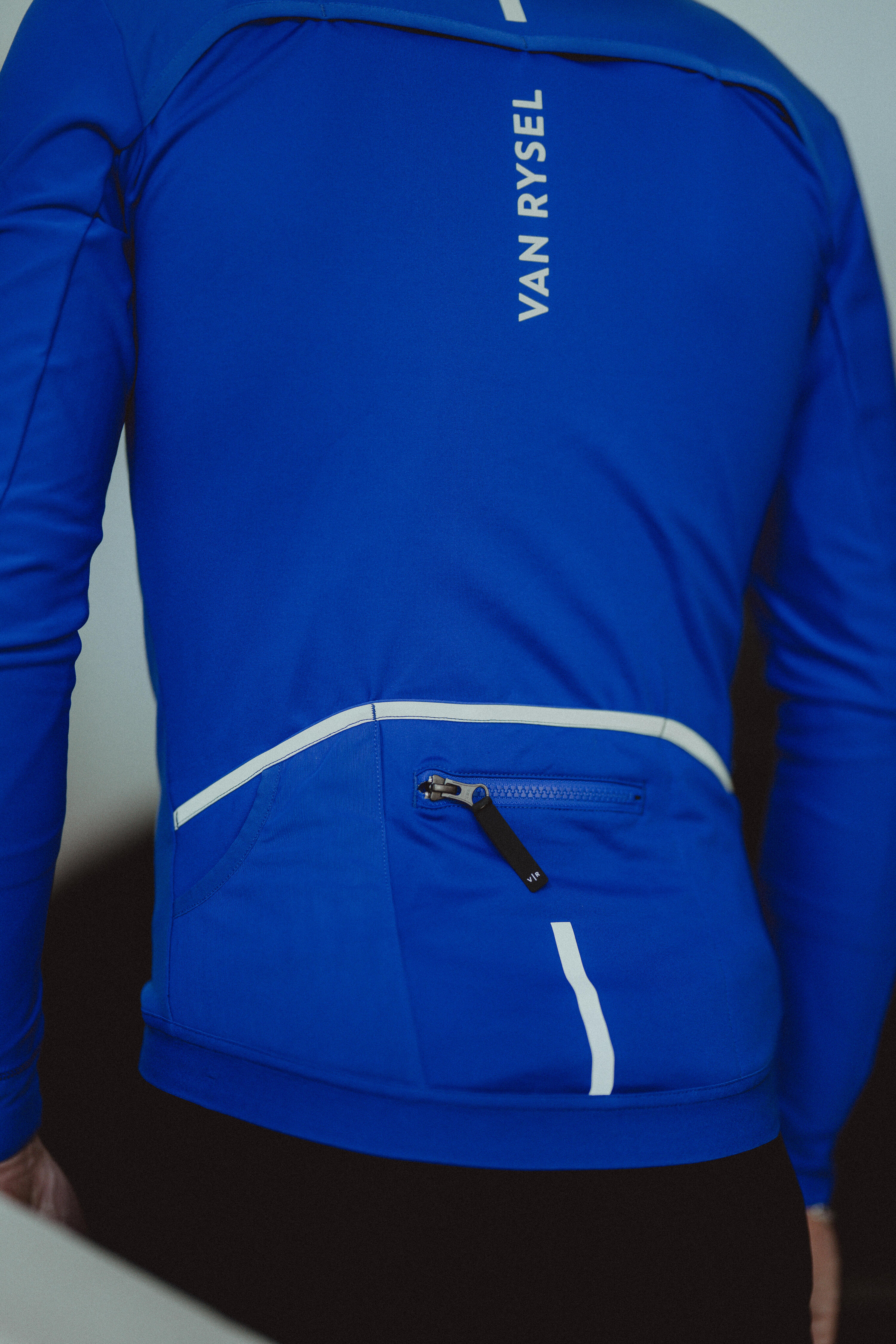 Veste de vélo de route hiver homme, RCR 2 bleu 13/15