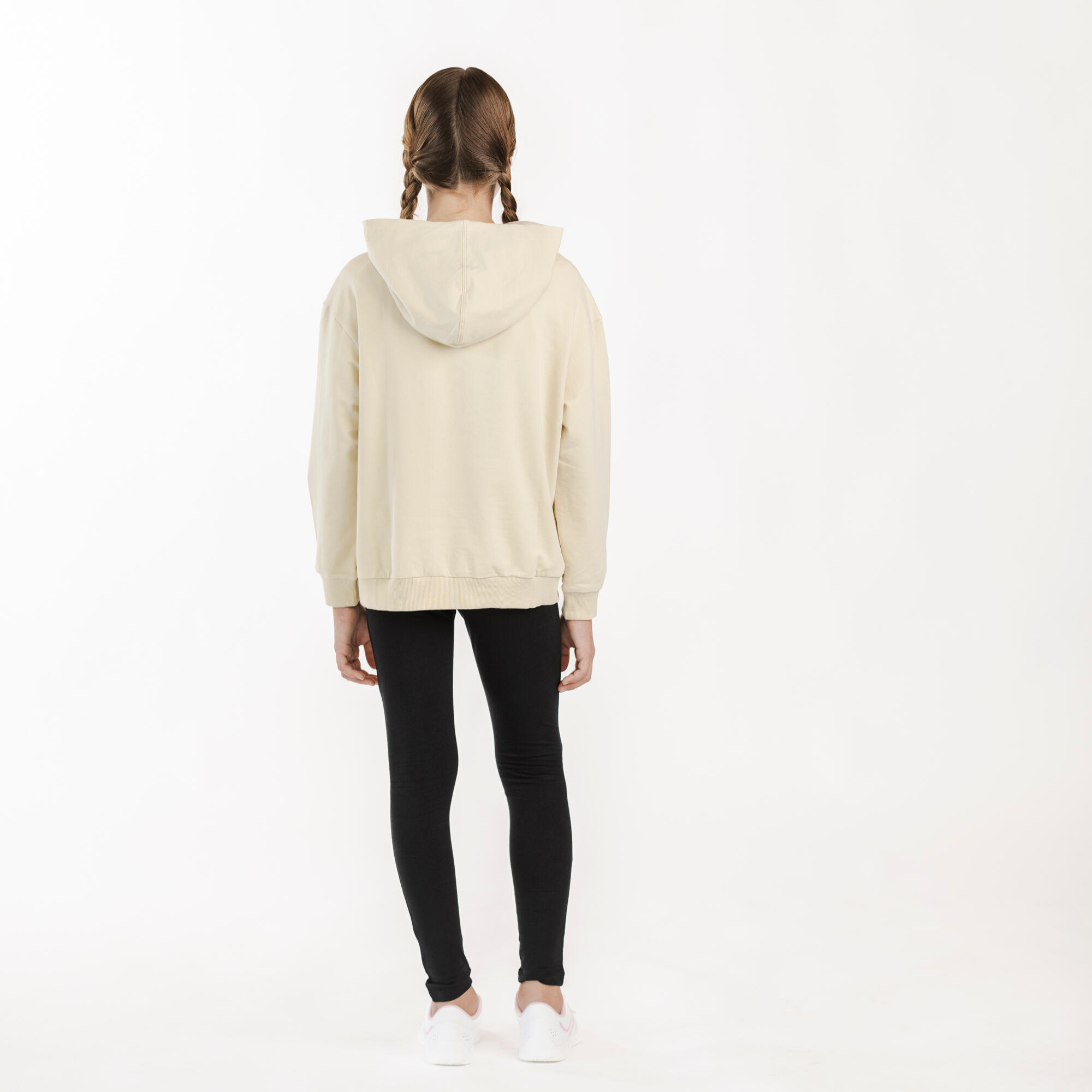 Sudadera con capucha de algodón  Miércoles Niña blanca 4/5