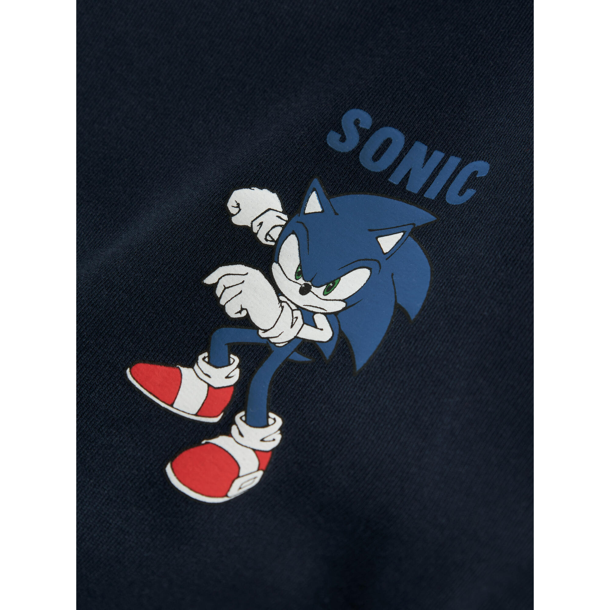 Dessuadora de cotó amb caputxa Sonic Nen blau 6/6