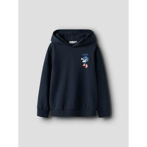 Sudadera algodón con capucha Sonic Niño azul