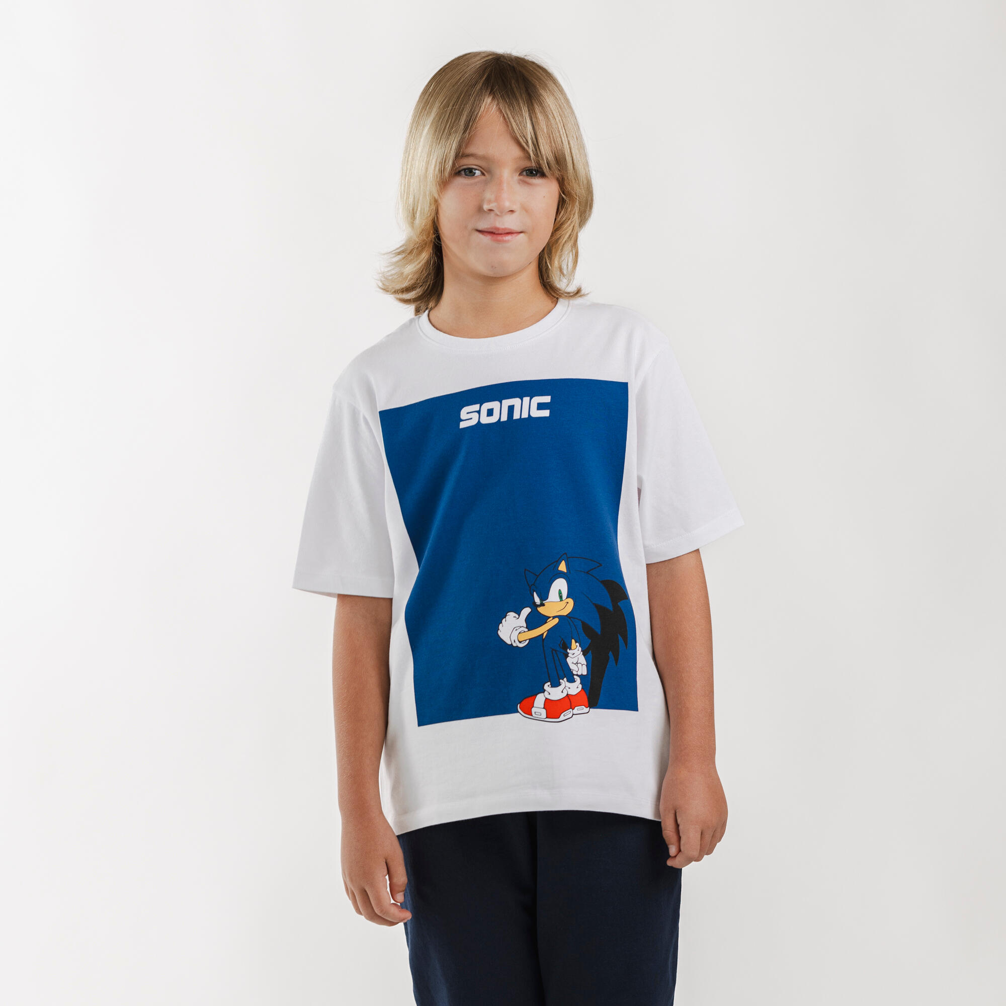 Samarreta Sonic Nen Blanc Cotó 6/8