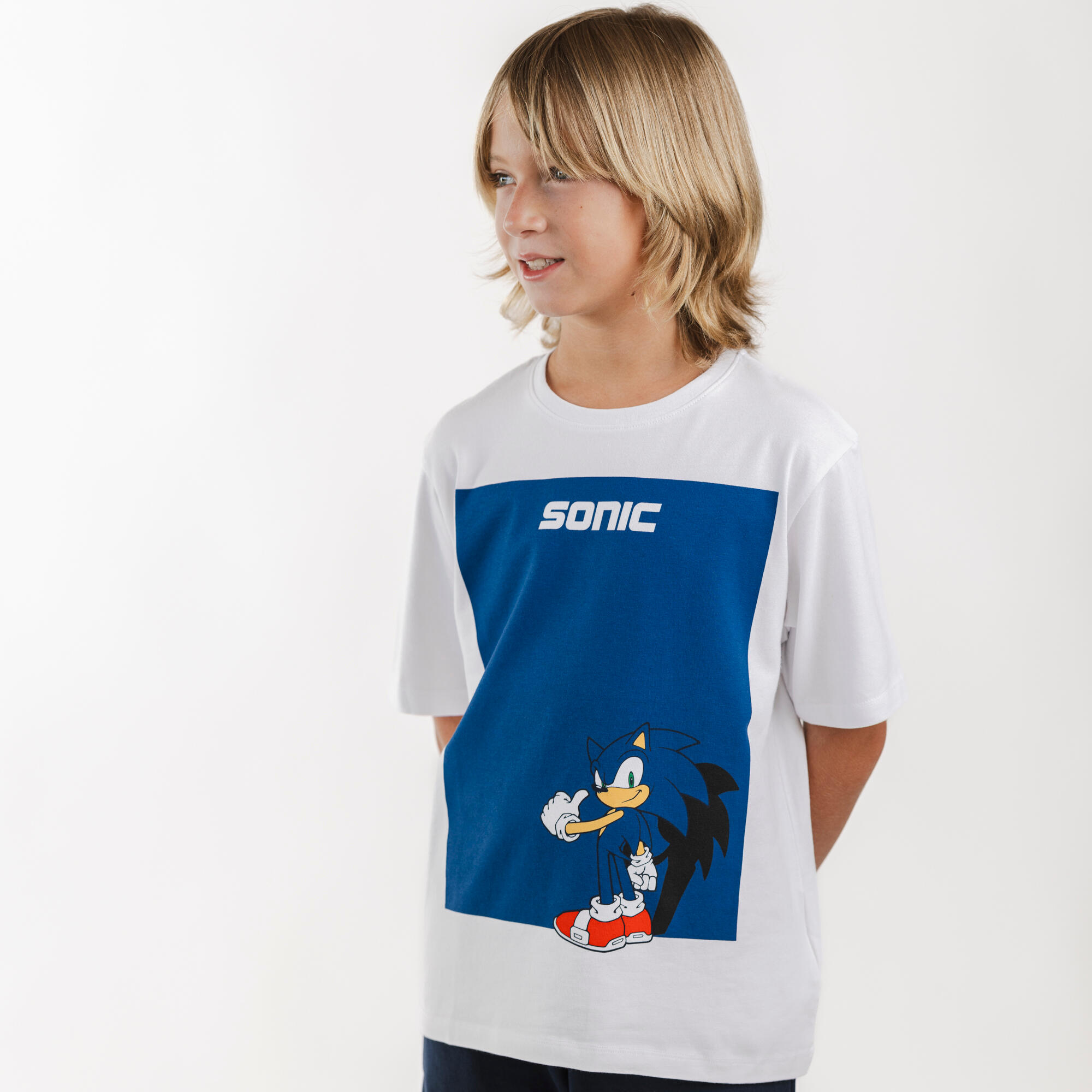 Samarreta Sonic Nen Blanc Cotó 7/8