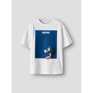 Camiseta de algodón Sonic Niño blanca