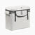 Poubelle de camping, 2 compartiments modulable de 30 à 50 L