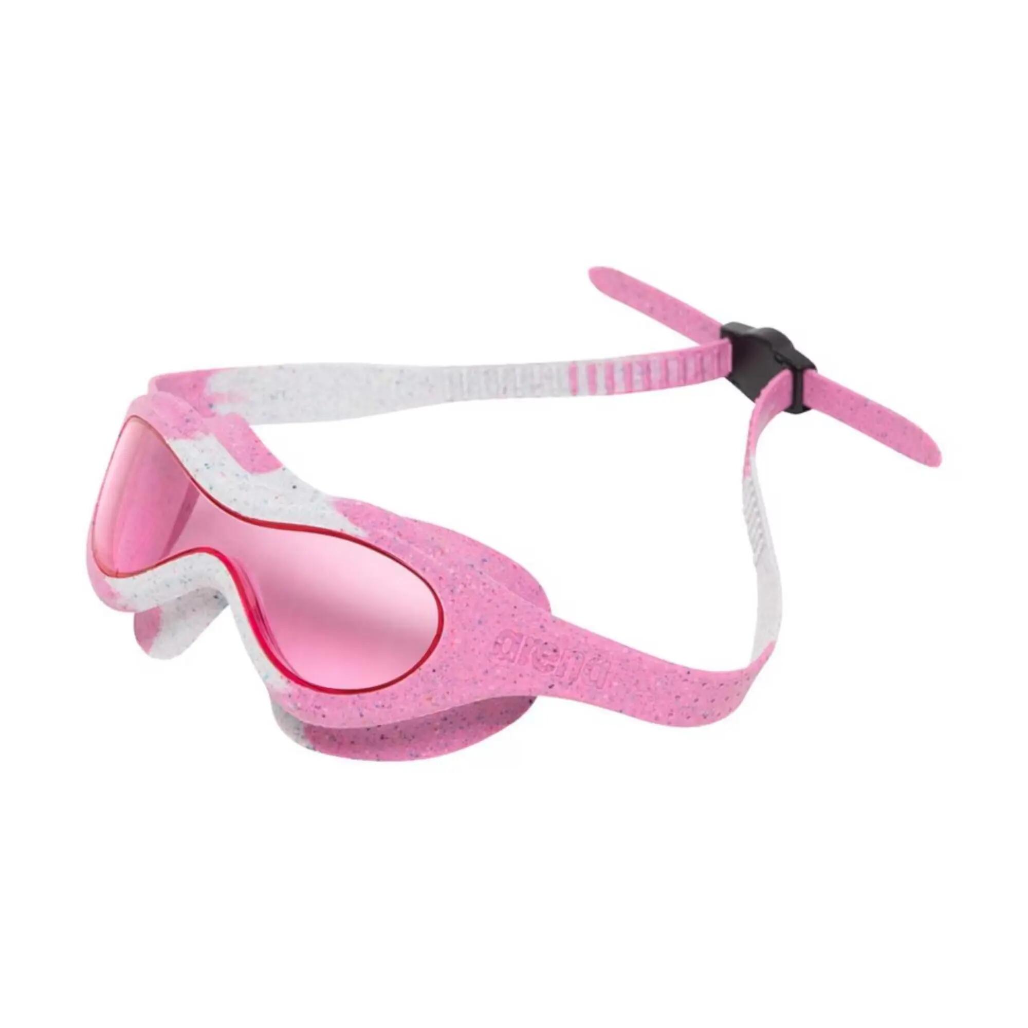 Ulleres Natació Spider Kids Mask Bicolor Rosat Blanc CD 2/2