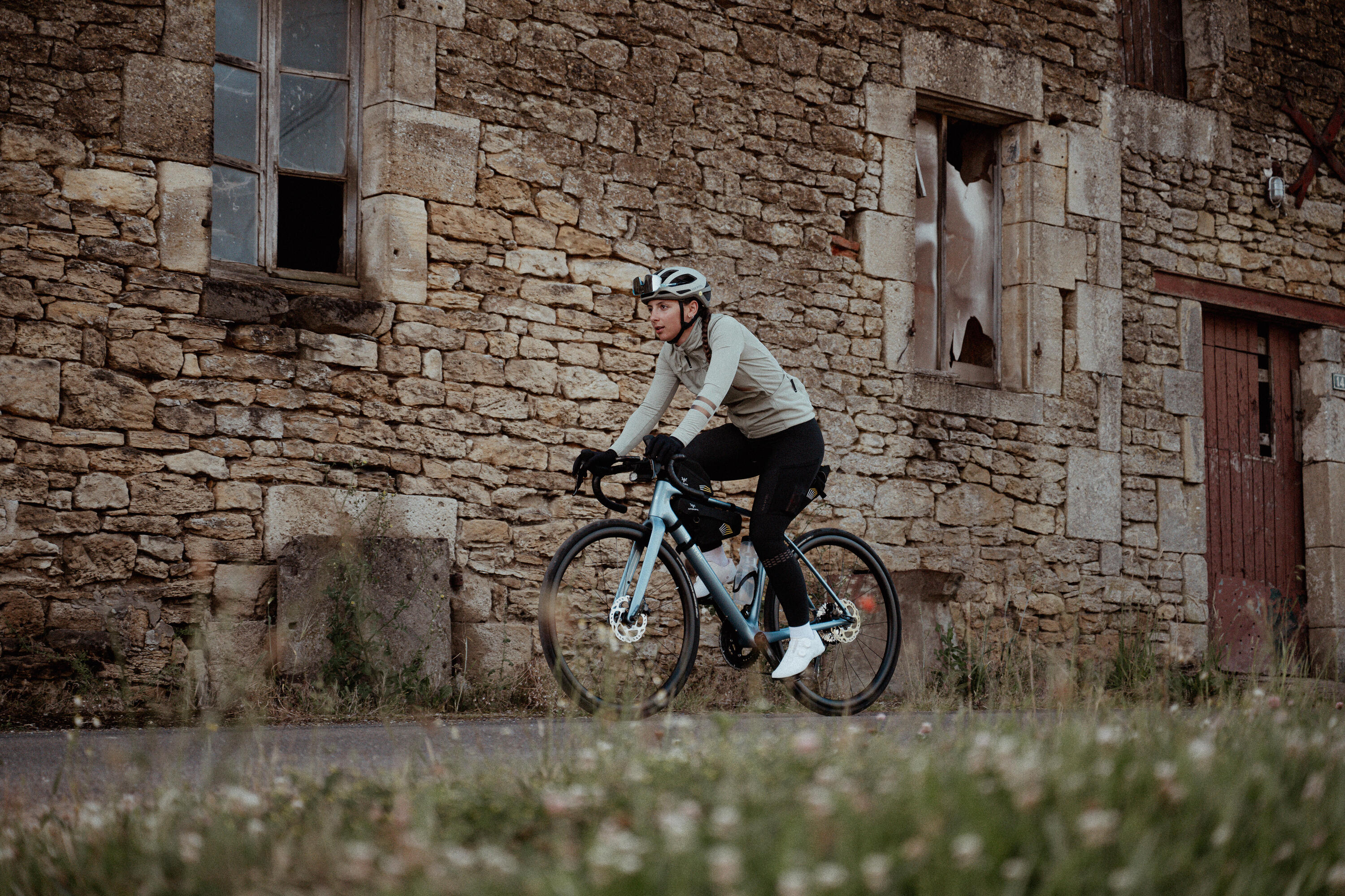 Ausdauer-Rennvelo, Shimano 105 Di2, EDR CF Ultra hellblau 16/16