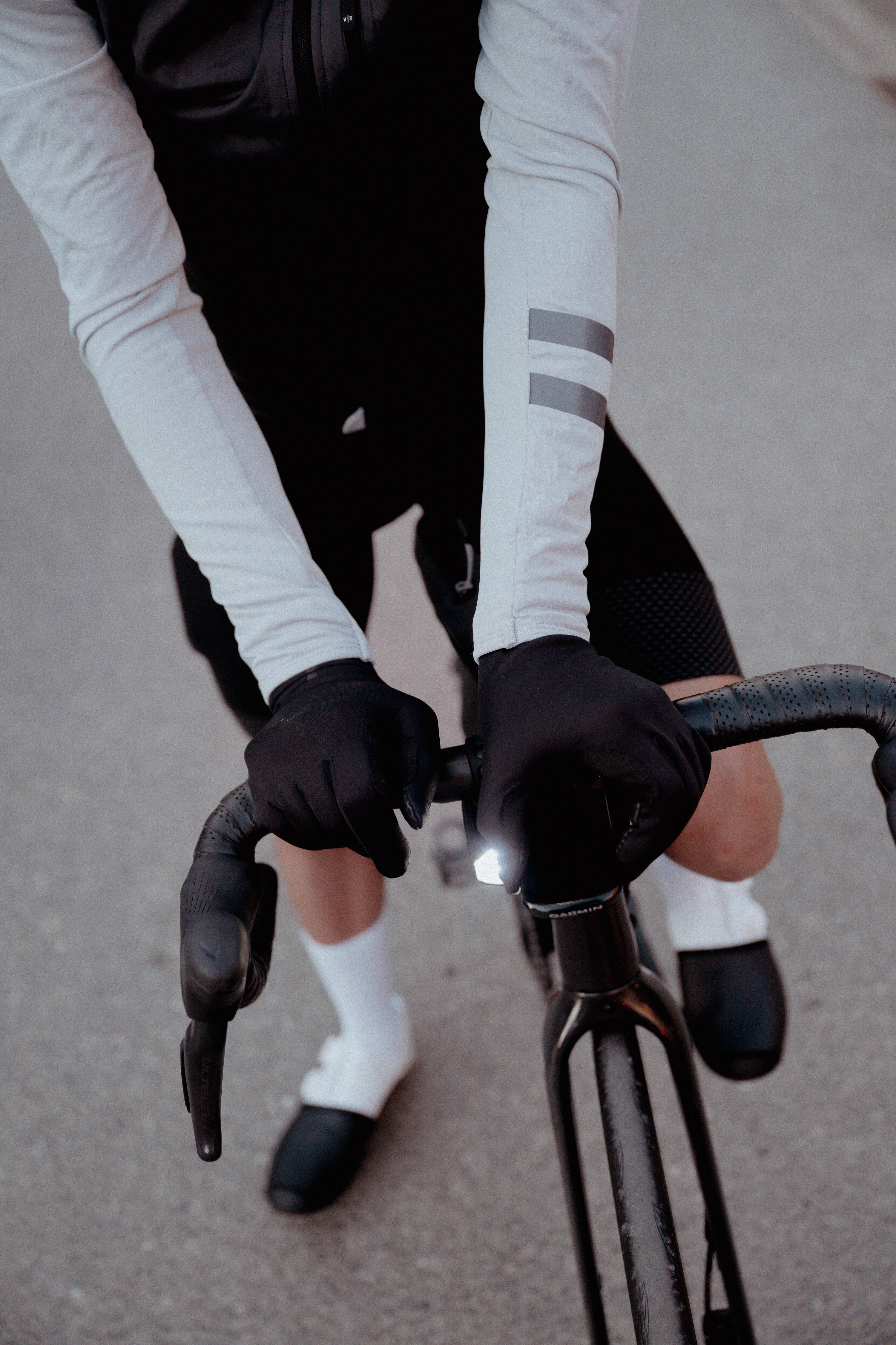 Spring/Autumn Cycling Gloves 500 - Black -  3
