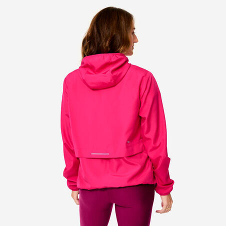 Куртка для бігу жіноча Run 100 вітрозахисна