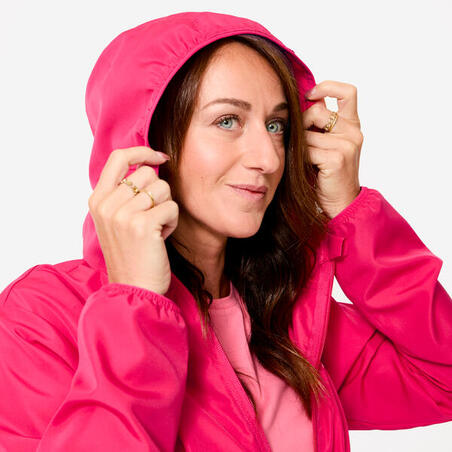 Куртка для бігу жіноча Run 100 вітрозахисна