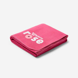 Serviette microfibre compacte taille L, édition limitée "Bougeons en rose