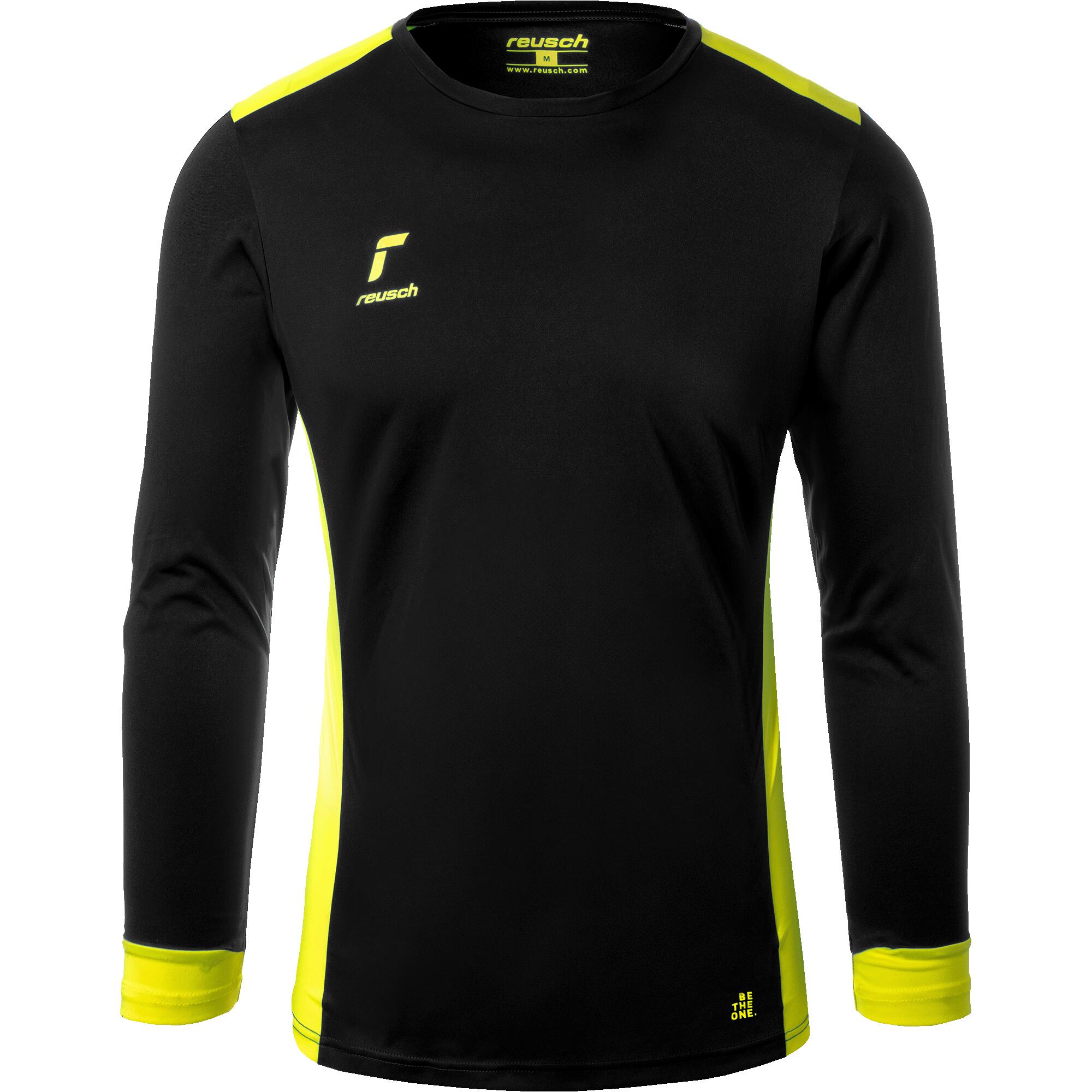 Maglia portiere adulto REUSCH 25 LS nero gialla REUSCH Decathlon
