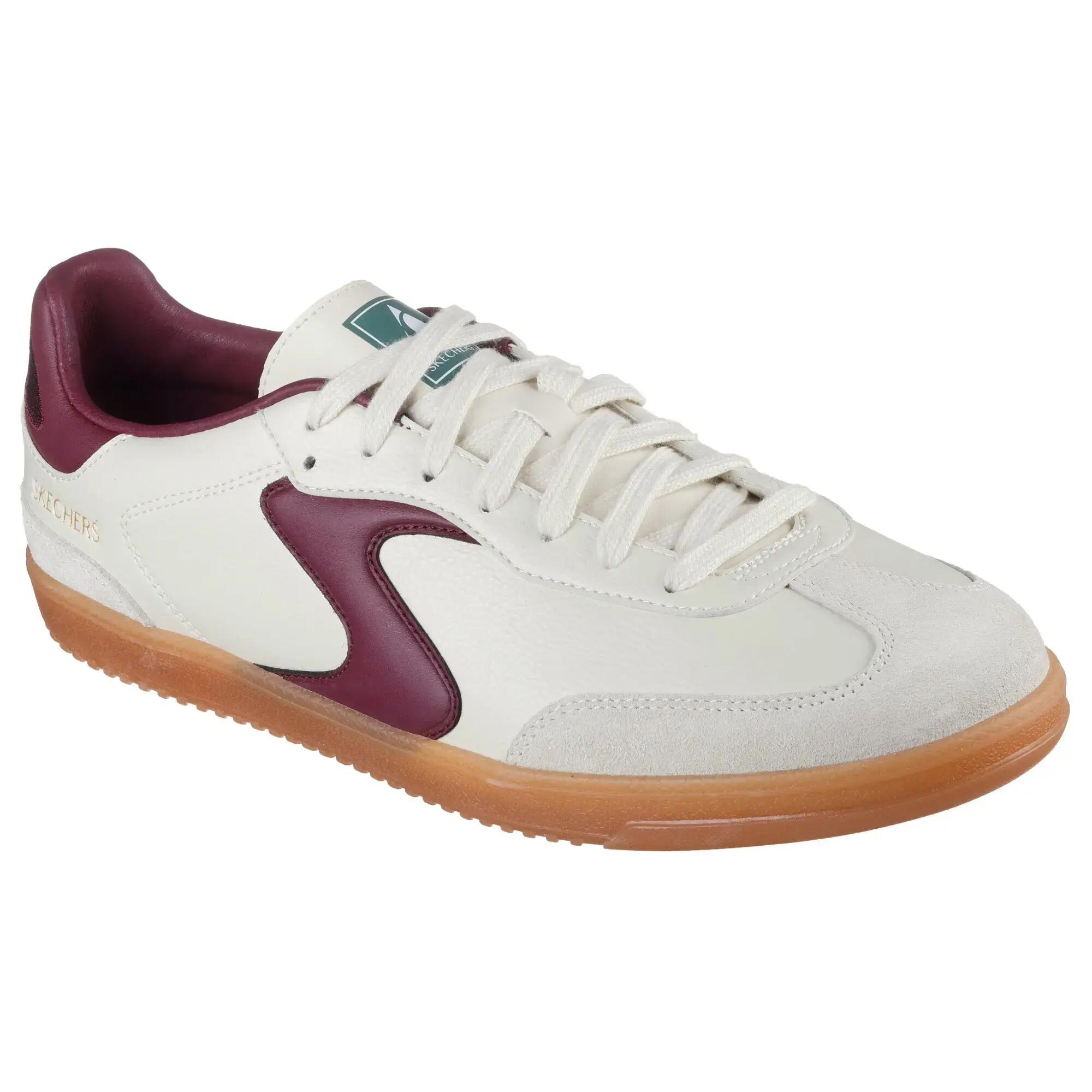 Tenis casuales sportswear para Hombre Skechers Hotshot - Beige/Vinotinto 2/5