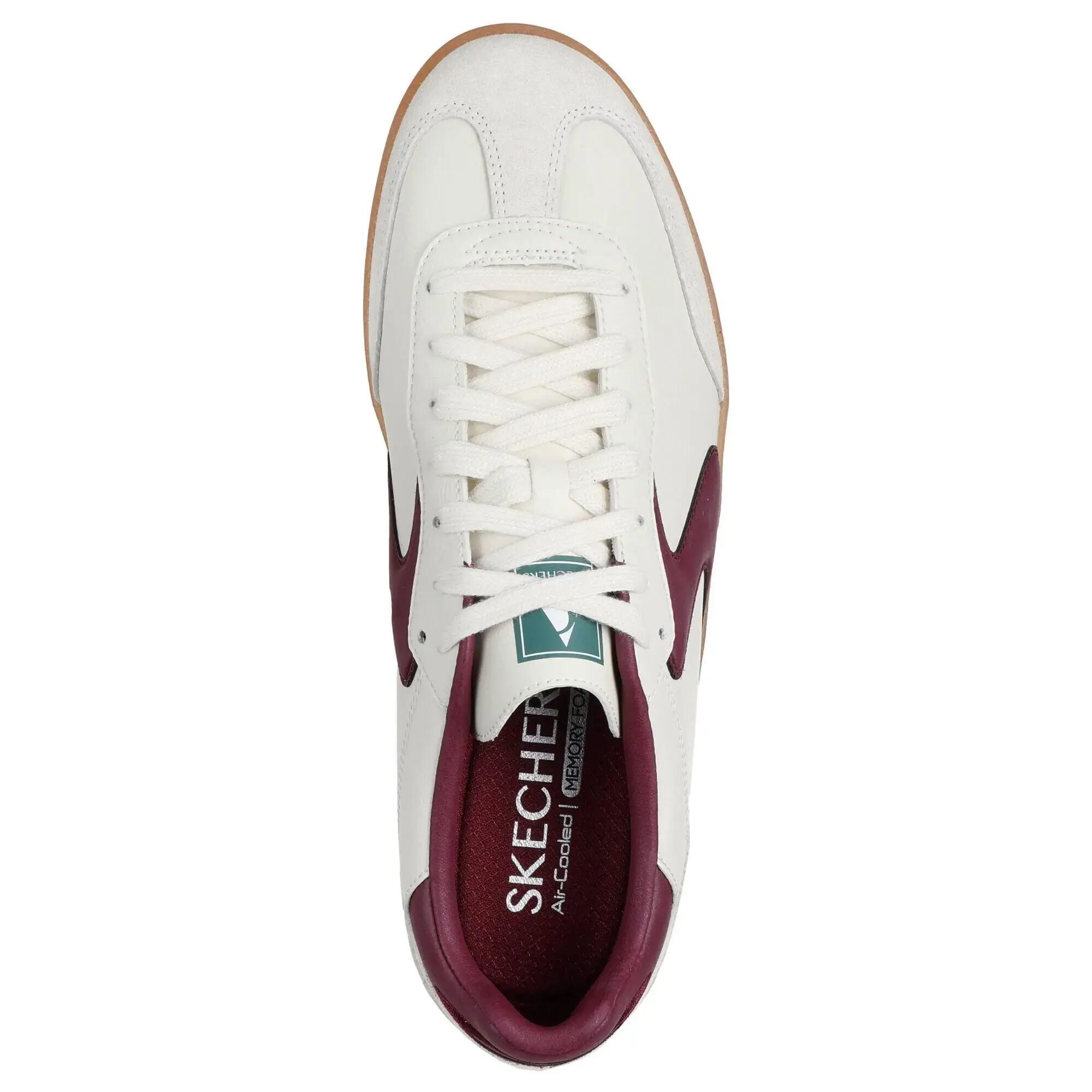Tenis casuales sportswear para Hombre Skechers Hotshot - Beige/Vinotinto 5/5