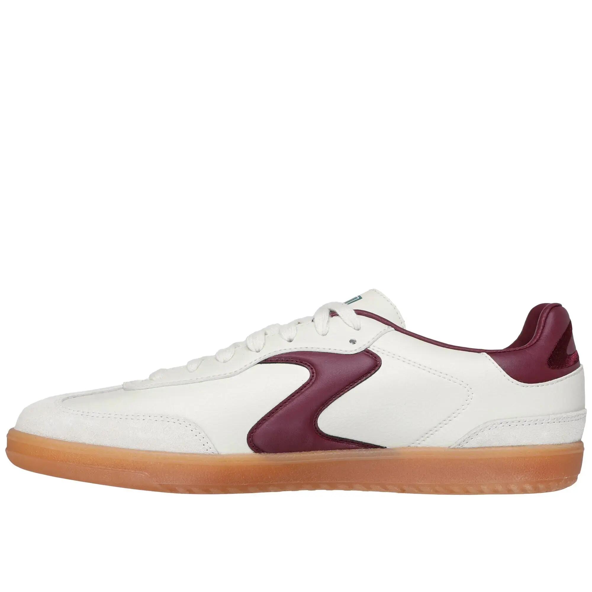 Tenis casuales sportswear para Hombre Skechers Hotshot - Beige/Vinotinto 4/5