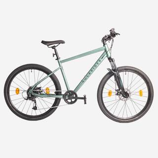 Rockrider Explore 40 8-Gear Disc Brake All Terrain Mountain Bike - Metallic Green
