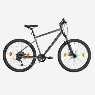Rockrider Explore 40 8-Gear Disc Brake All Terrain Mountain Bike - Metallic Grey