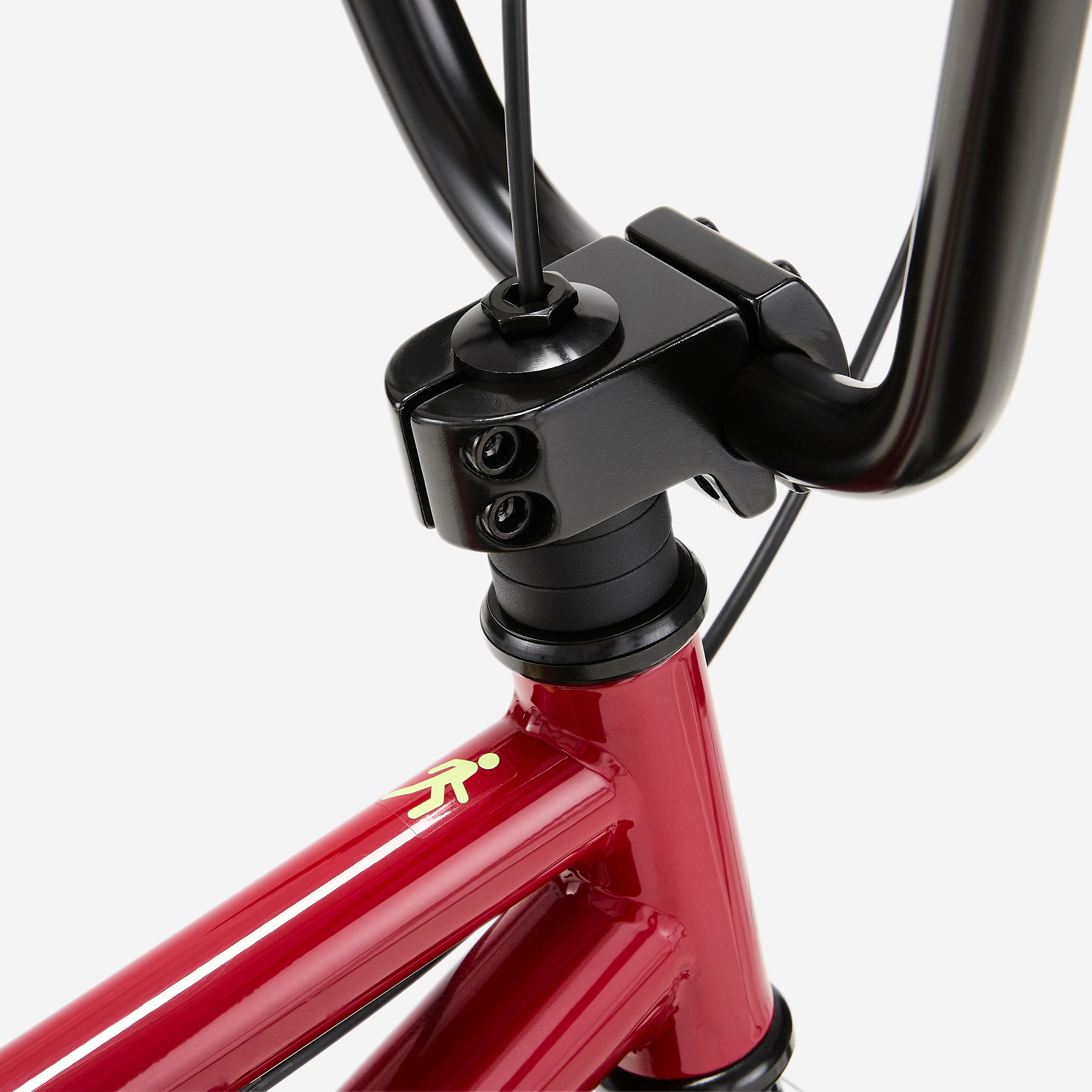 Bmx Kinder 18" 7-9 Jahre, Wipe 500 Rot 11/12