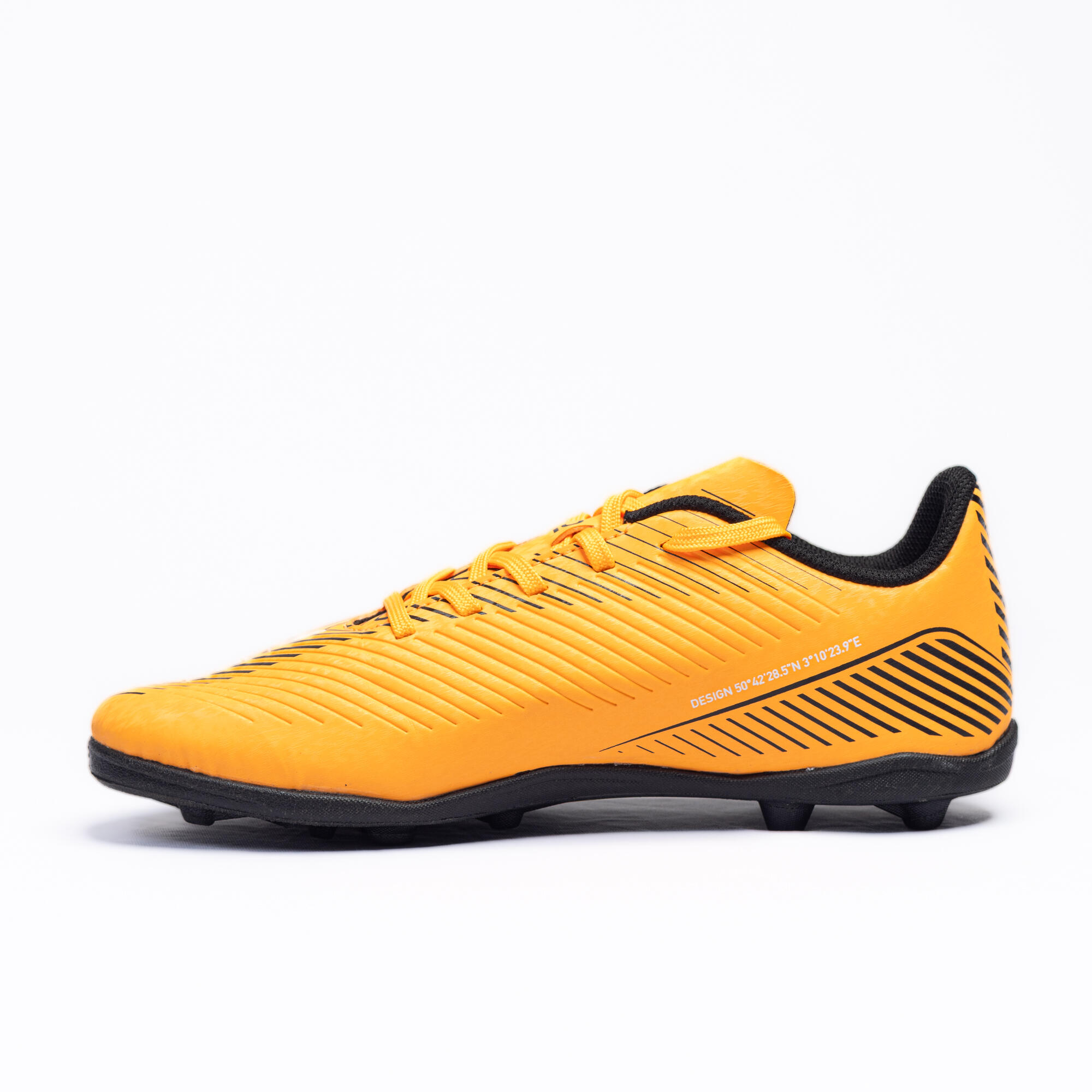 Kids' Artificial Pitch Football Boots 160 - Orange/Black
