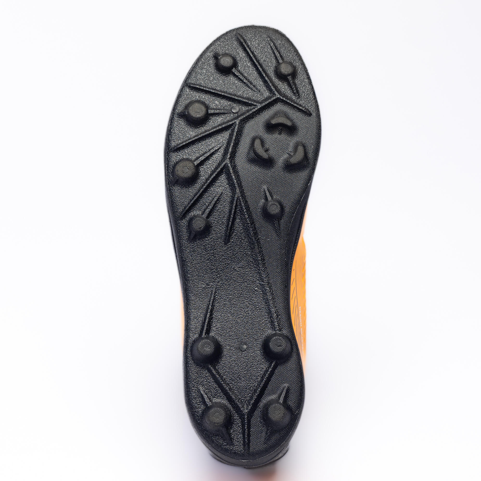 Kids' Artificial Pitch Football Boots 160 - Orange/Black