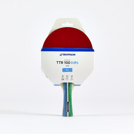 RAQUETTE DE TENNIS DE TABLE TTR 100 ENFANT POLYVALENTE 3* ITTF ÉCOLE