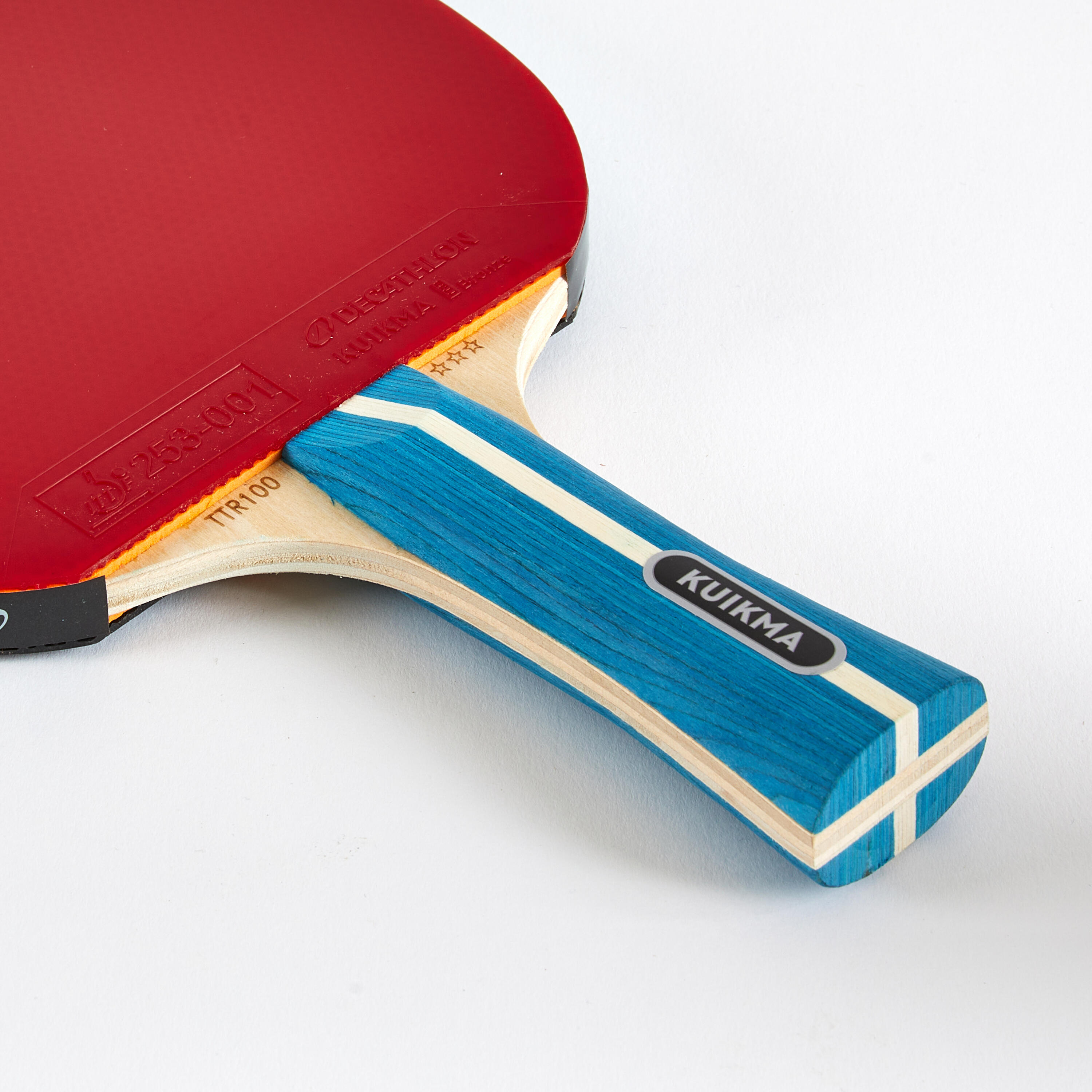 Set de ping-pong con 2 raquetas y pelotas versátil para escuela TTR 100 3* 13/20