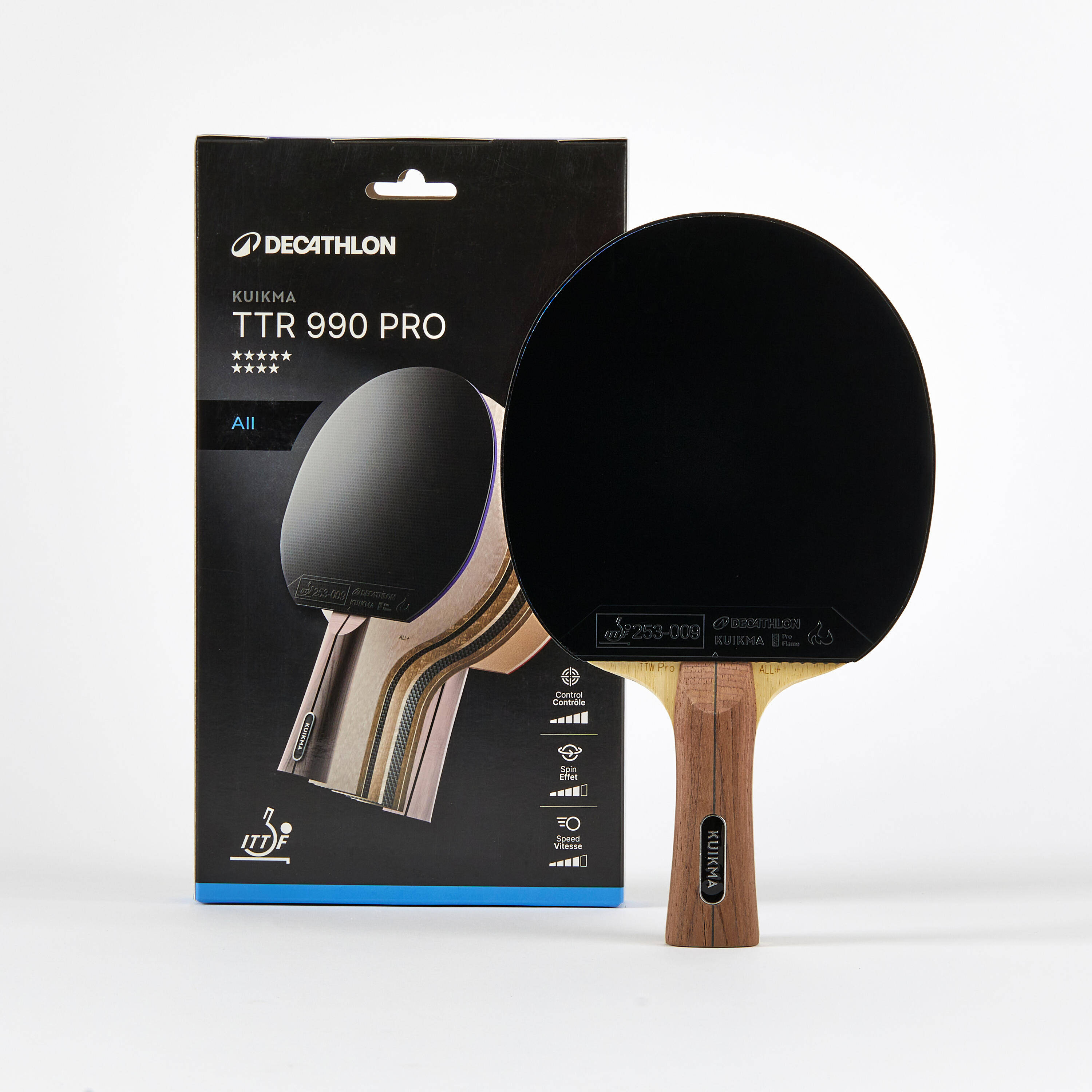 Table Tennis ITTF Club High-Level All-Round Bat TTR 990* Pro ALC 9* -  1