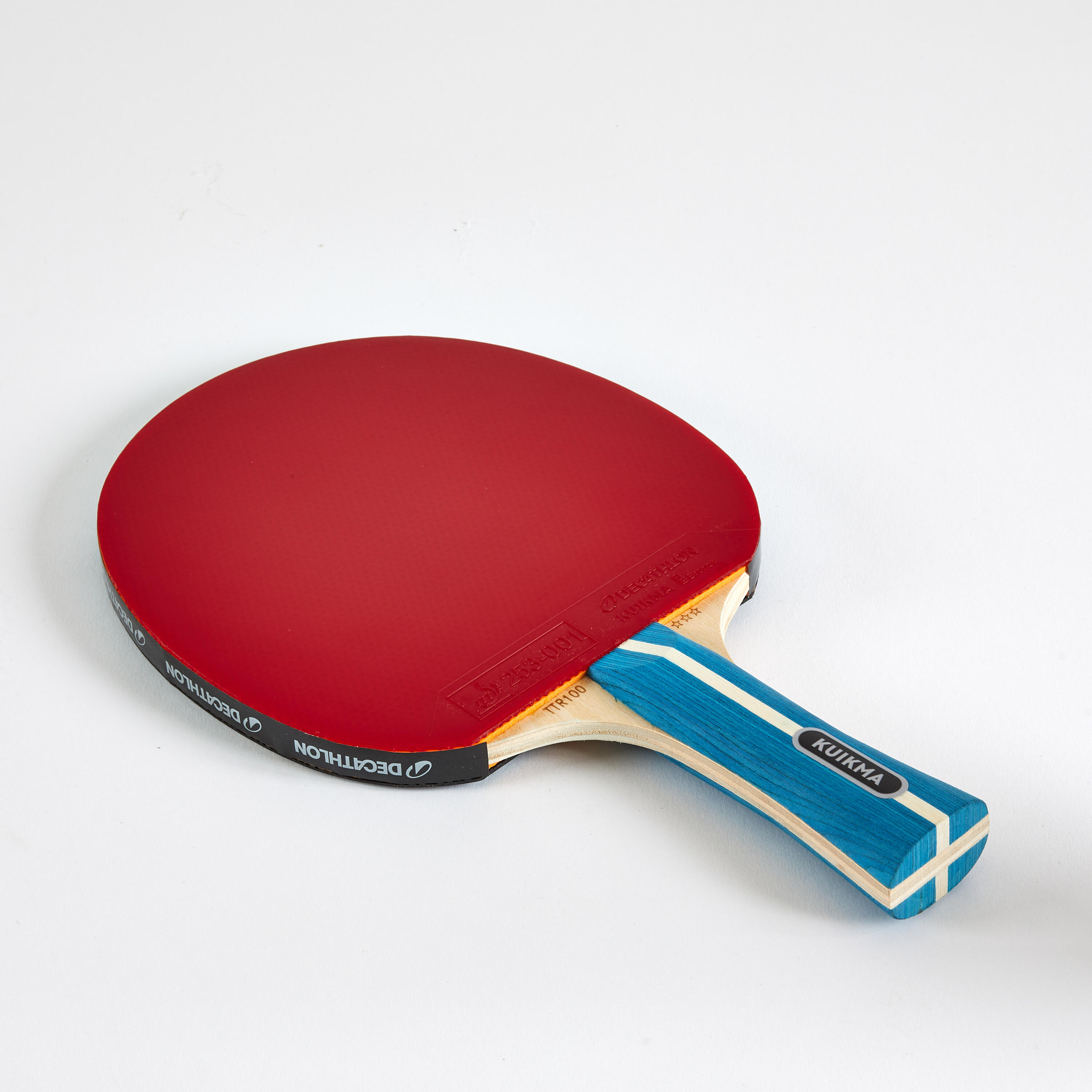 Set de ping-pong con 2 raquetas y pelotas versátil para escuela TTR 100 3* 12/20