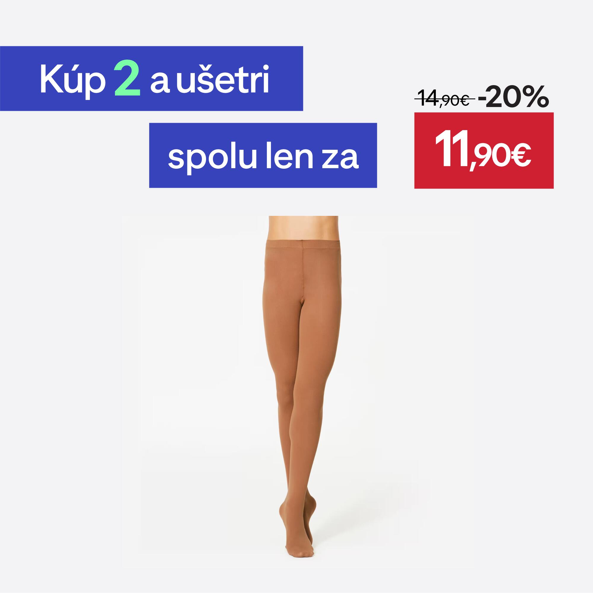 STAREVER Dievčenské baletné pančuchy čokoládové 4 roky