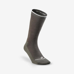 Calcetines cálidos de esquí adulto, 100 Gris