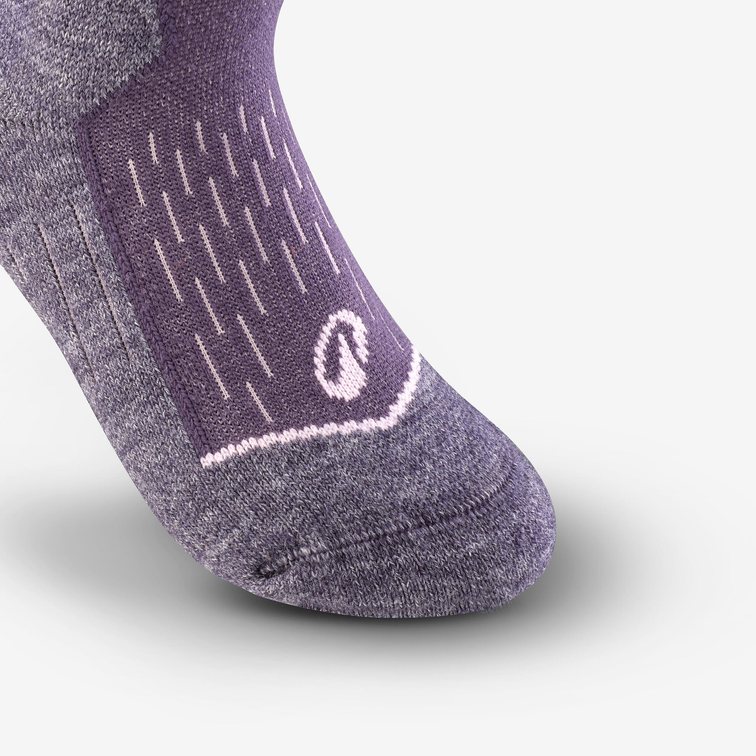 Chaussettes de ski chaudes et confortables enfant, 500 - WEDZE
